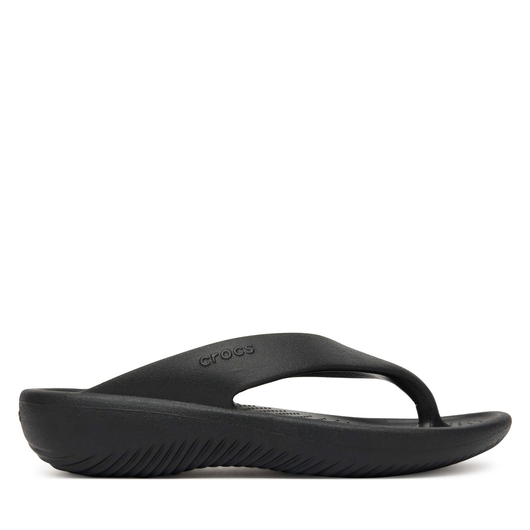 Damskie Japonki Crocs, Rozmiar 38-39 Czarny Mellow Recovery Flip 211100