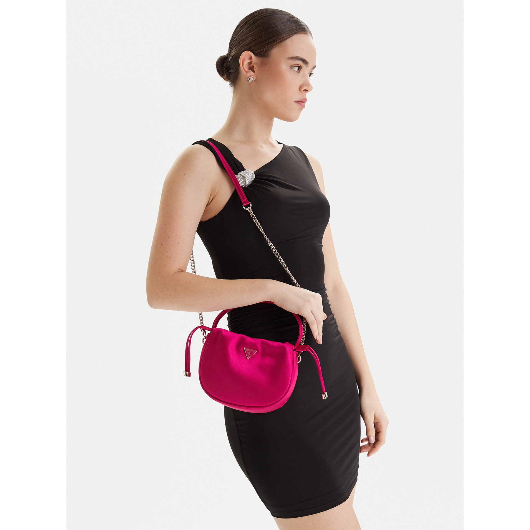 Τσάντα Guess Elsie Mini HWSE96 50750 Ροζ