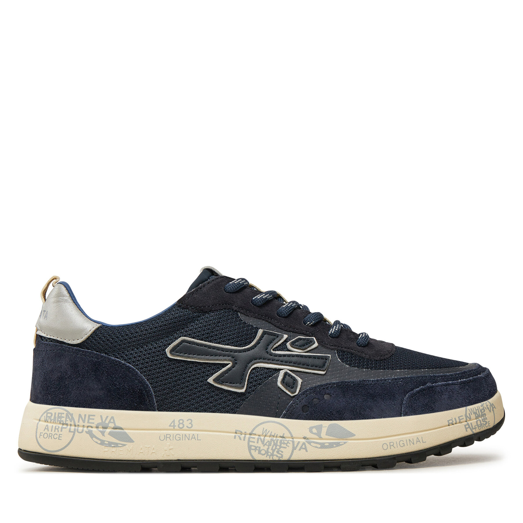 Męskie Sneakersy Premiata, Rozmiar 40 Granatowy Nous 6857