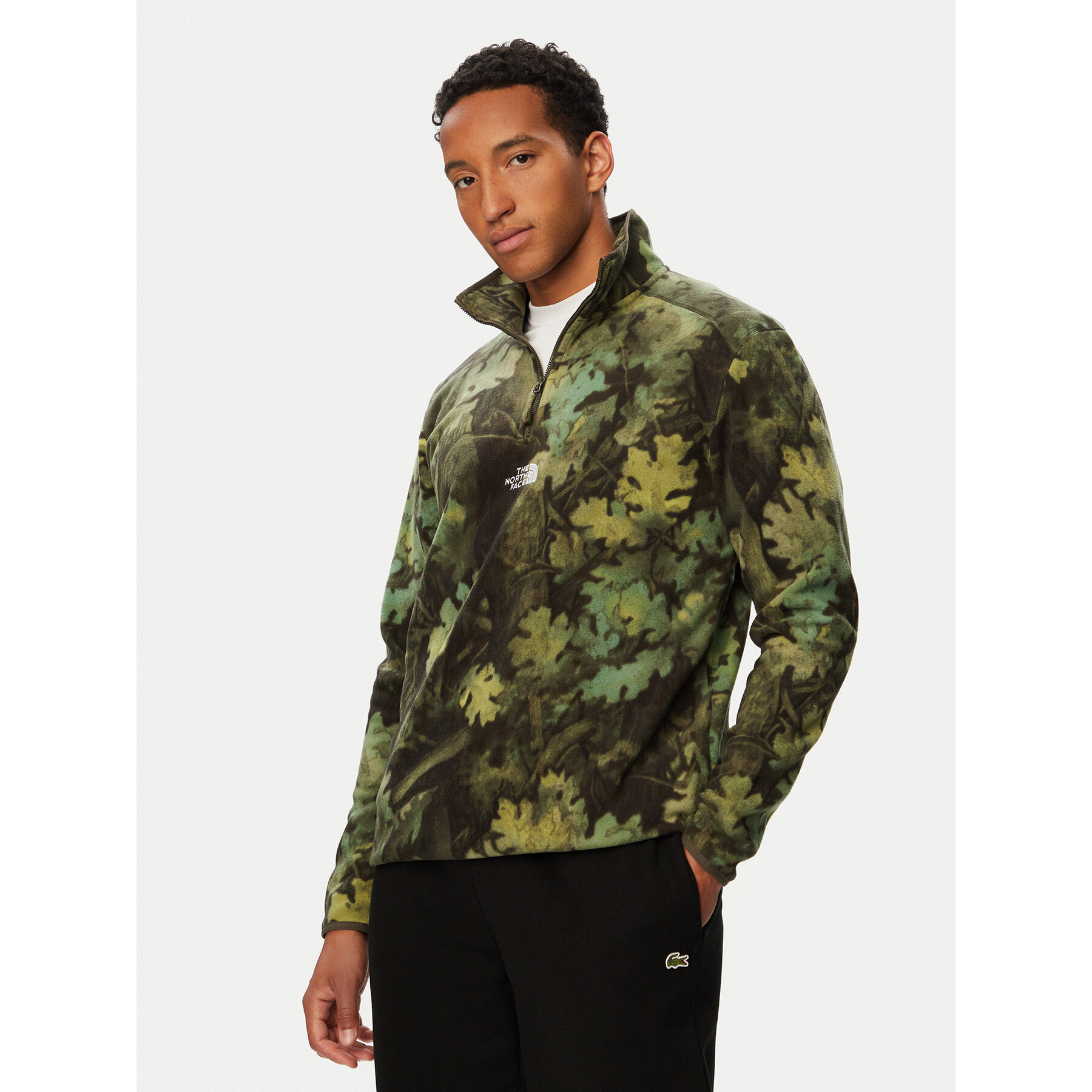 The North Face Fleecejacke Novelty NF0A8JK8 Dunkelgrün Regular Fit