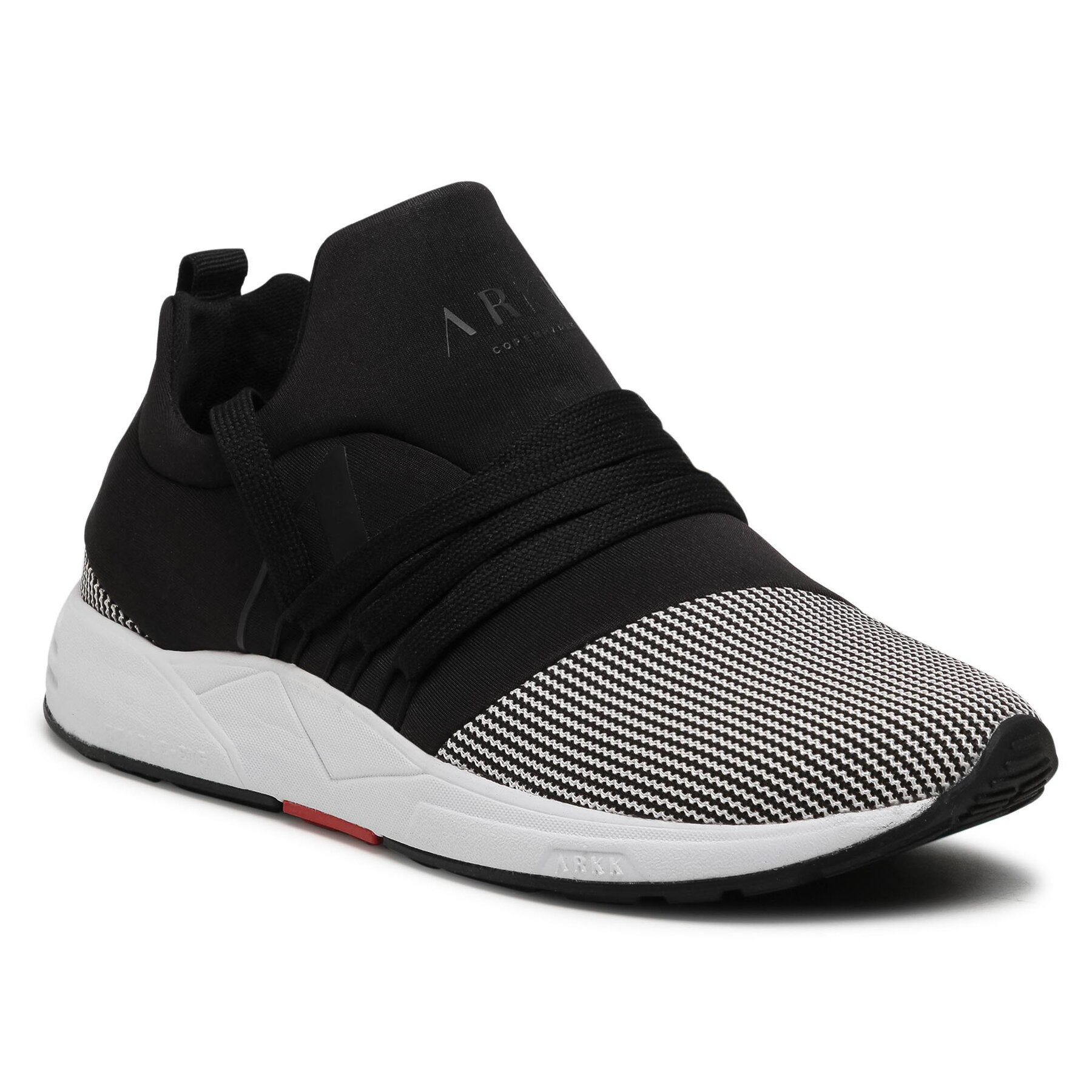 Sneakers ARKK Copenhagen Raven Mesh Pet S-E15 IL1400-0099-W Black/White Arkk Copenhagen imagine noua