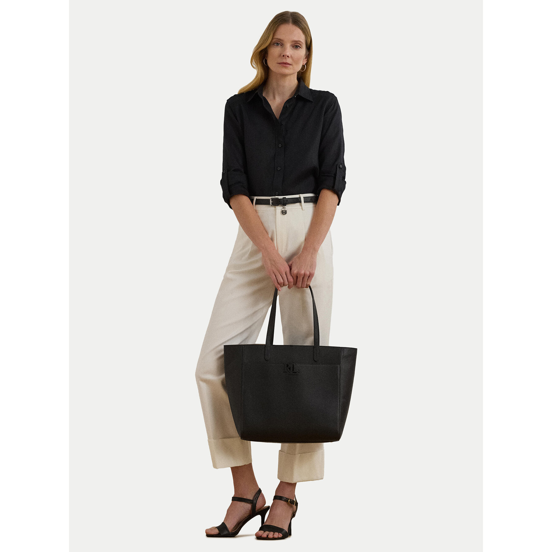 Дамска чанта LAUREN RALPH LAUREN 431960183002 Черен