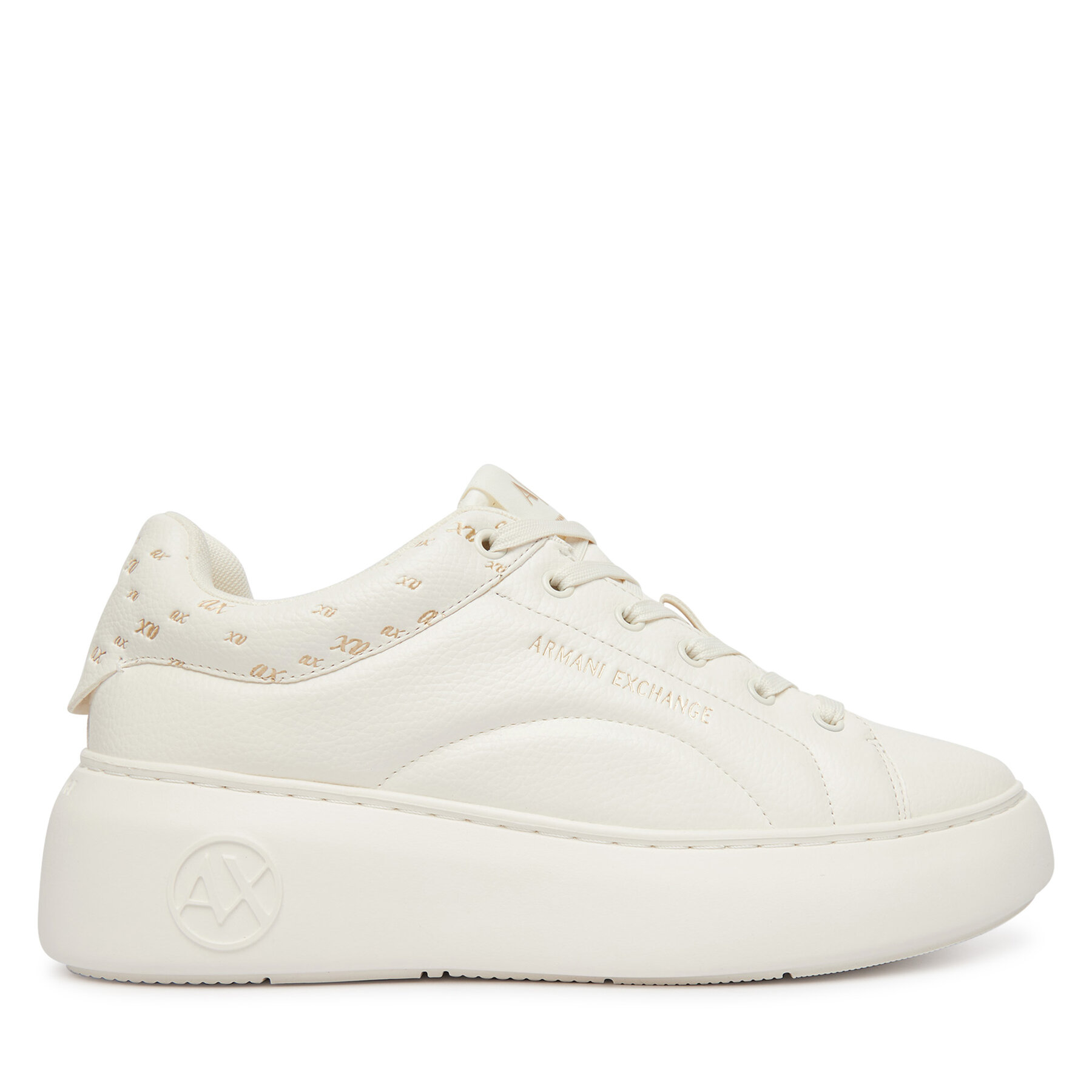 Sneakersy Armani Exchange XW003064 AF17570 MZ128 Biela
