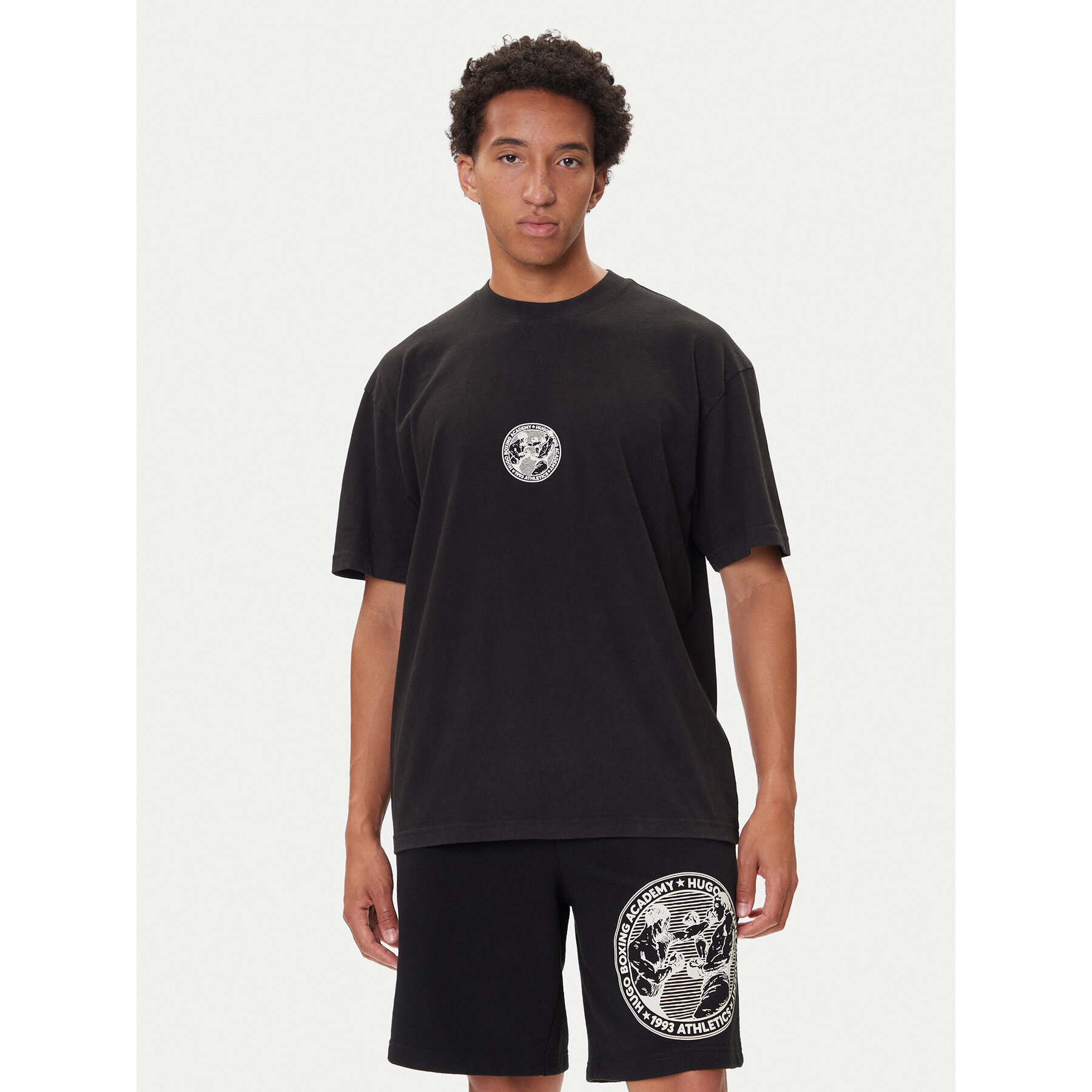 HUGO T-Shirt Dwresto 50542366 Schwarz Regular Fit