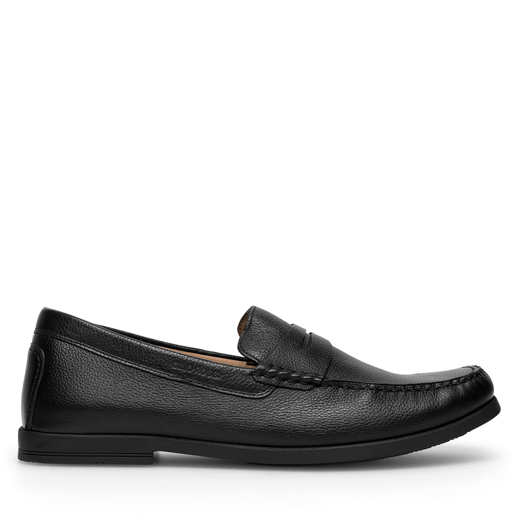 Herren Mokassins Gino Rossi, Schuhgröße 43, Schwarz, LEONARDO-02 MI08