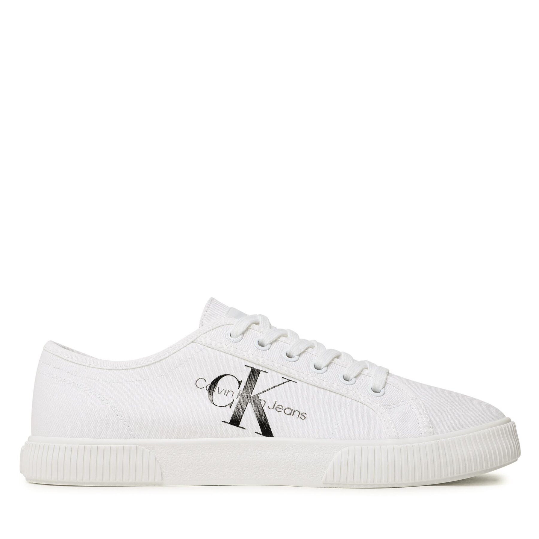 Calvin Klein Jeans Πάνινα παπούτσια Calvin Klein Jeans Essential Vulcanized 1 YM0YM00306 Λευκό