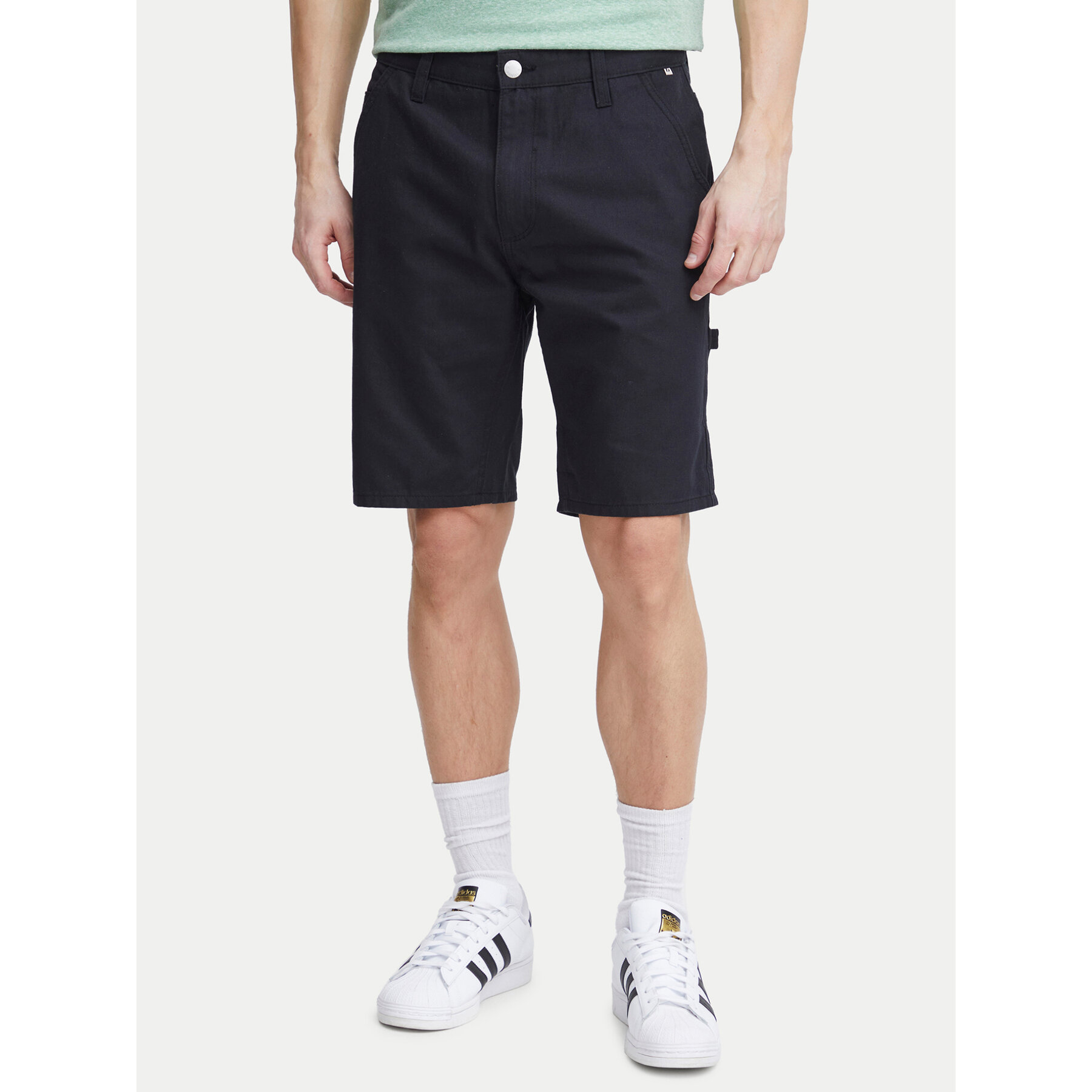 Blend Stoffshorts 20716711 Schwarz Slim Fit