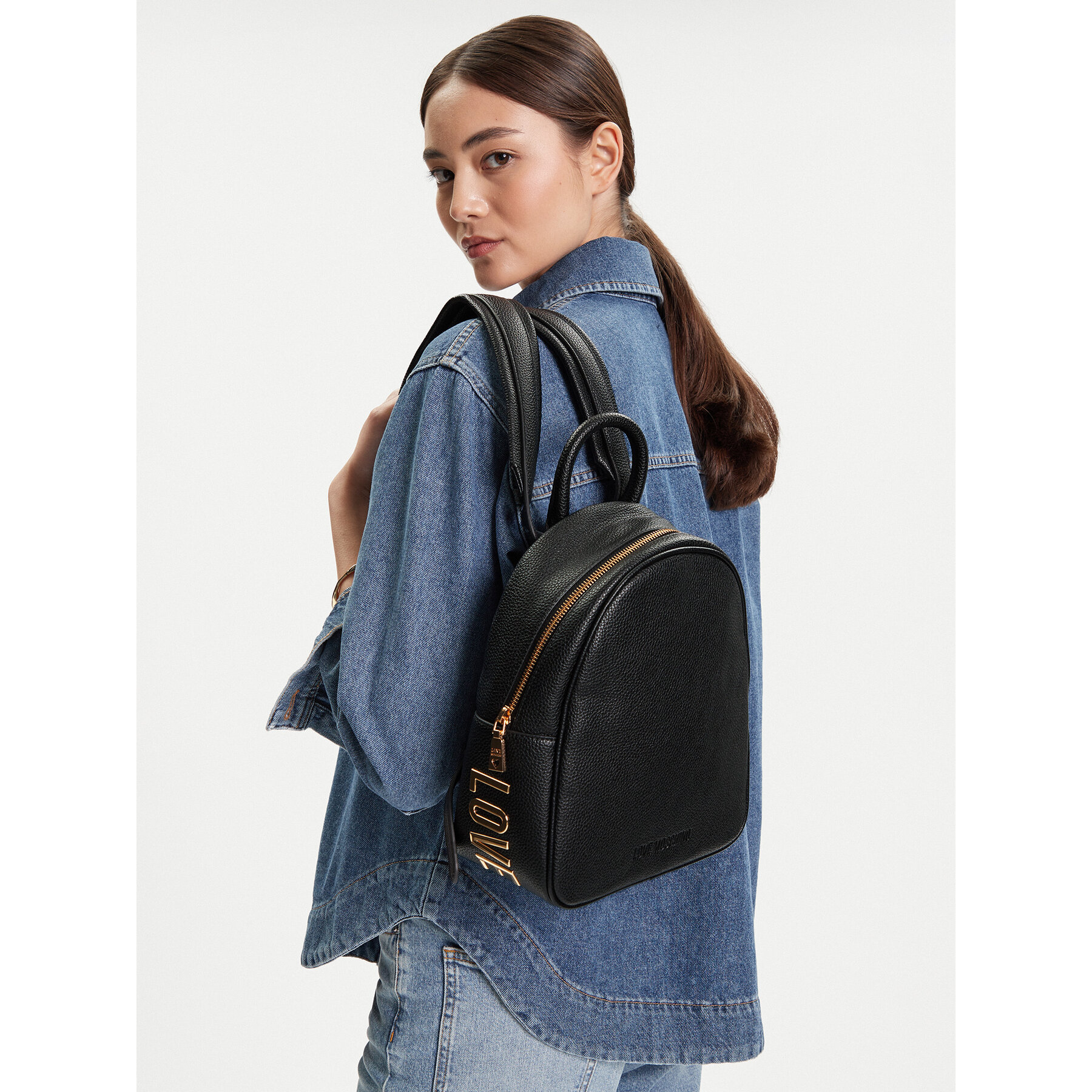 Rucsac LOVE MOSCHINO JC4030PP1NLT0000 Negru