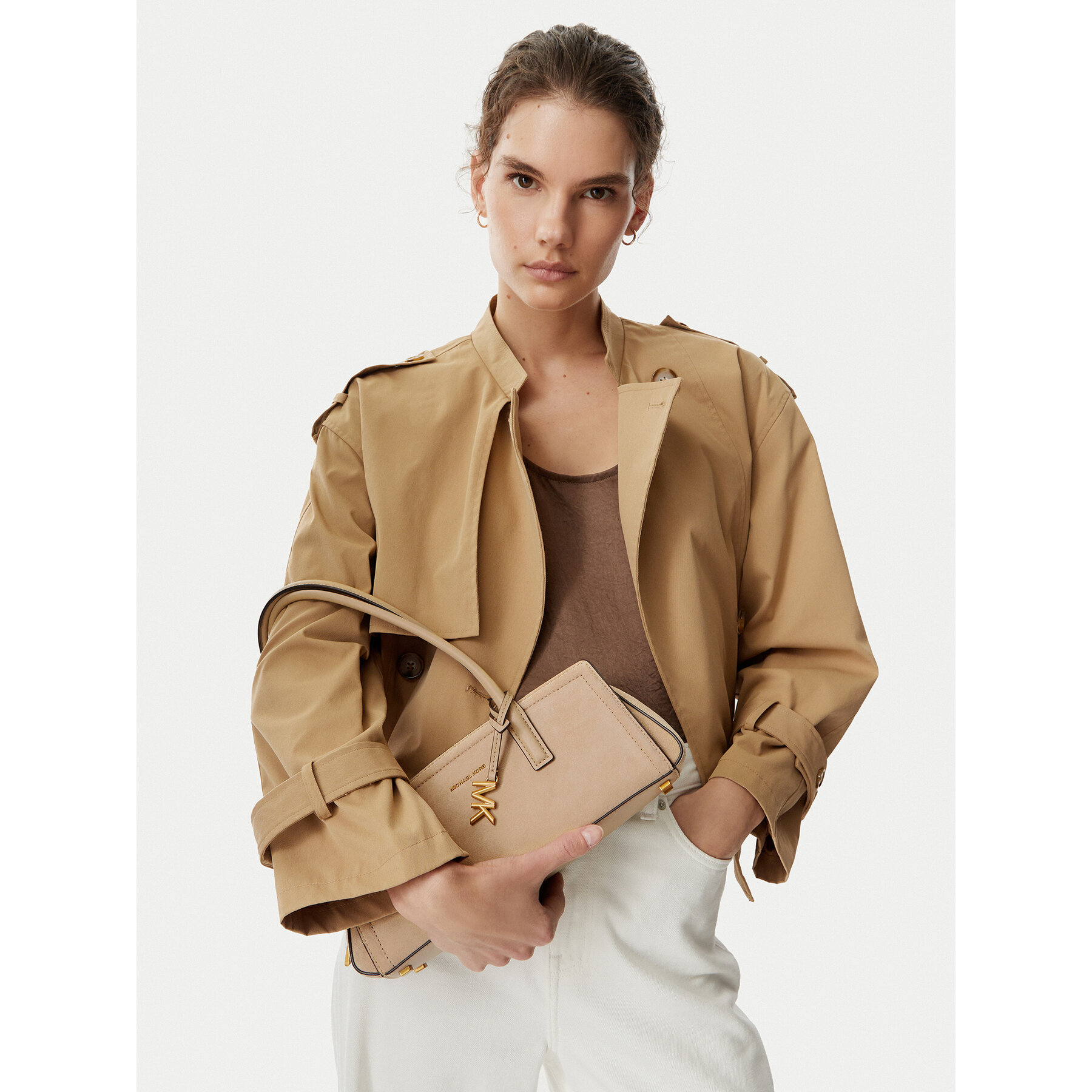Geantă MICHAEL Michael Kors 30T6A9IT0S Bej