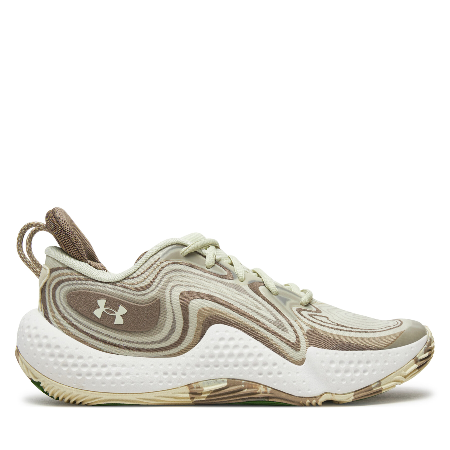 Uomo Scarpe da basket Under Armour, Taglia 44, Grigio, Ua Spawn 6 Camo 3028341-200, taglia : 44