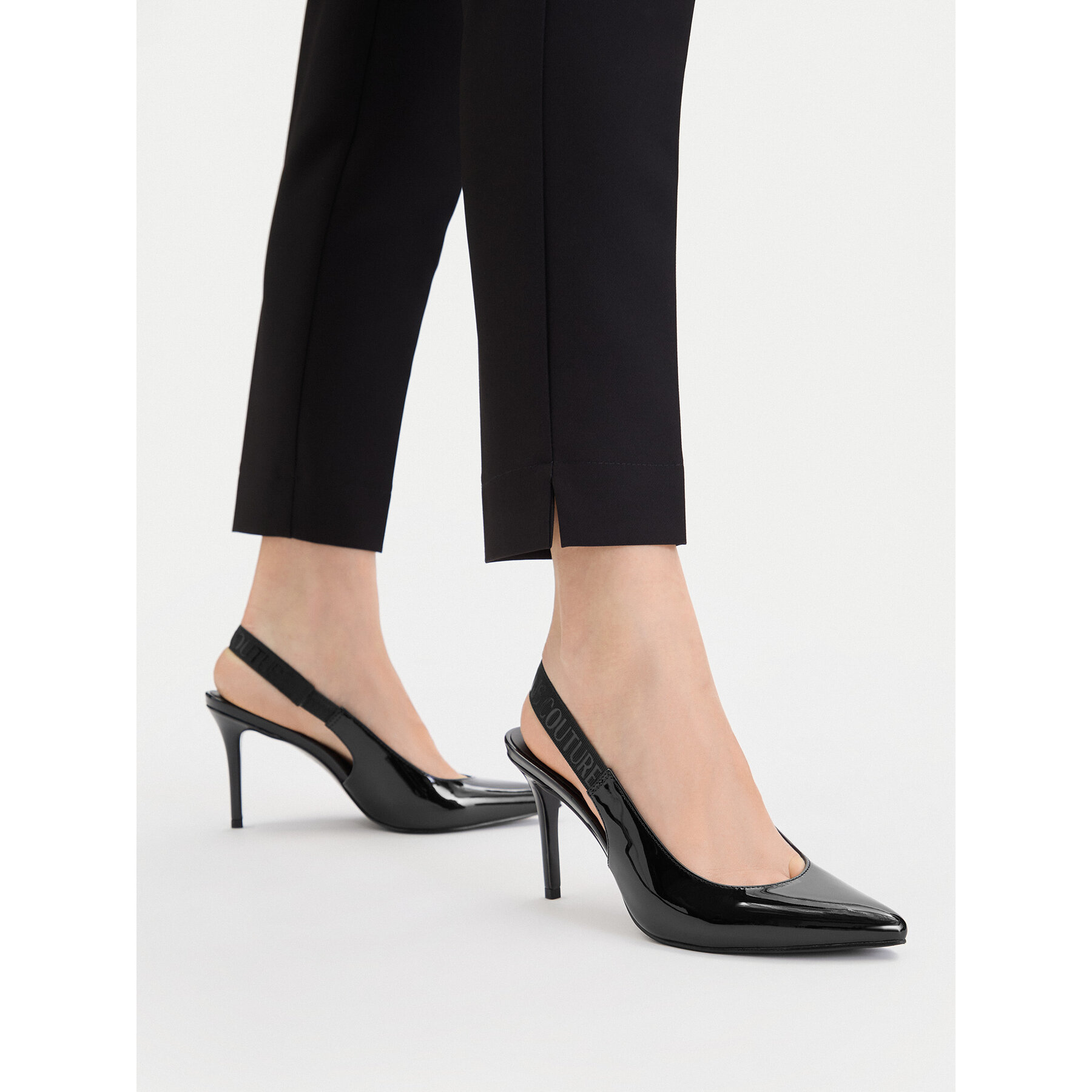 Обувки на ток Versace Jeans Couture 80VA3S52 ZS859 899 Черен