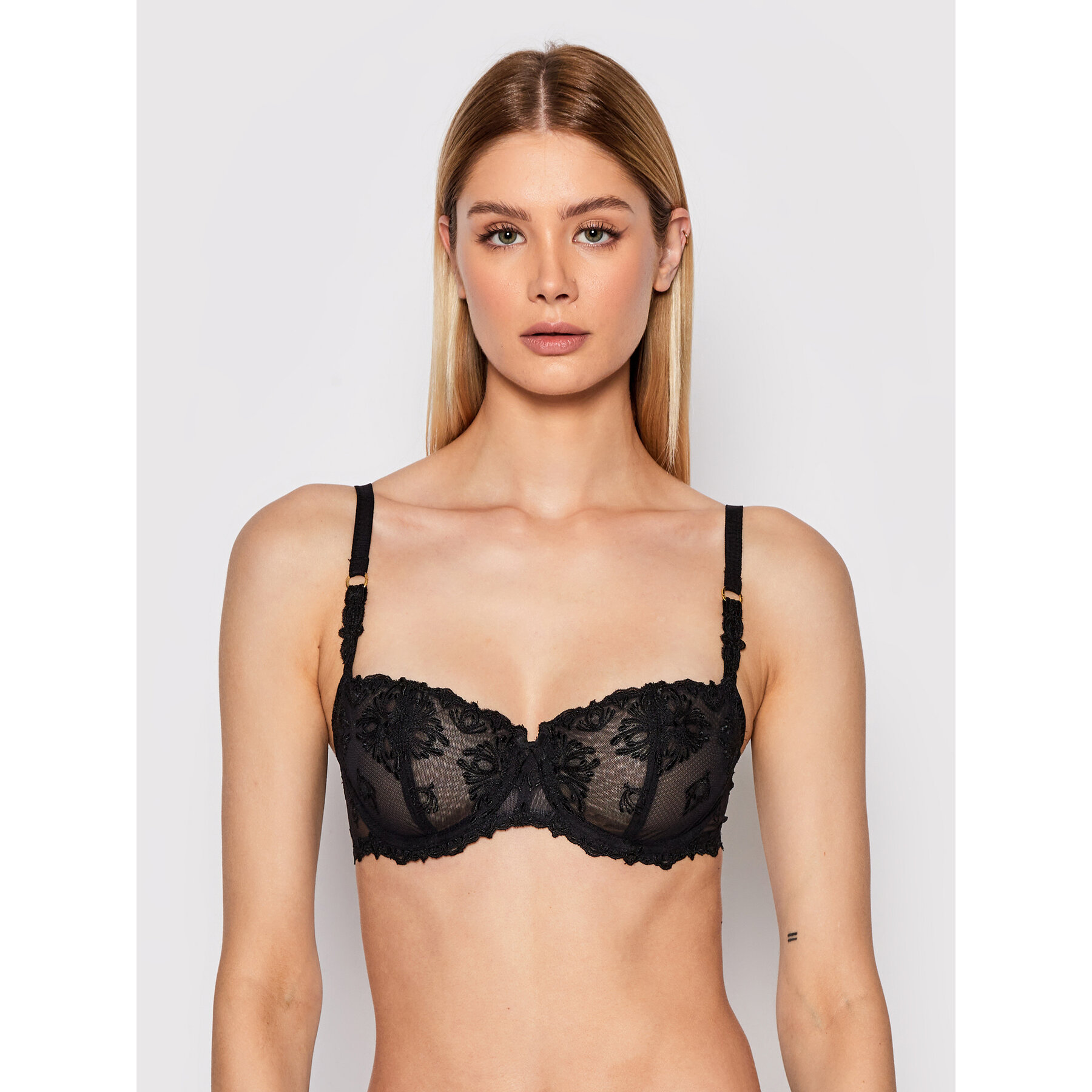 Chantelle Reggiseno Balconette Champs Elysées C26050 Nero