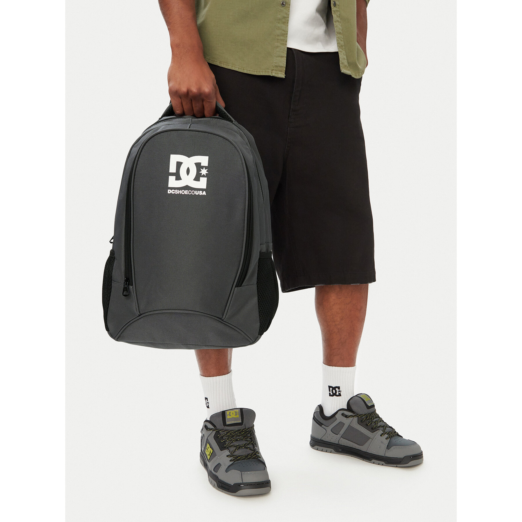 Nahrbtnik DC Shoes WBEOHP-DCI-P-002-10 Siva