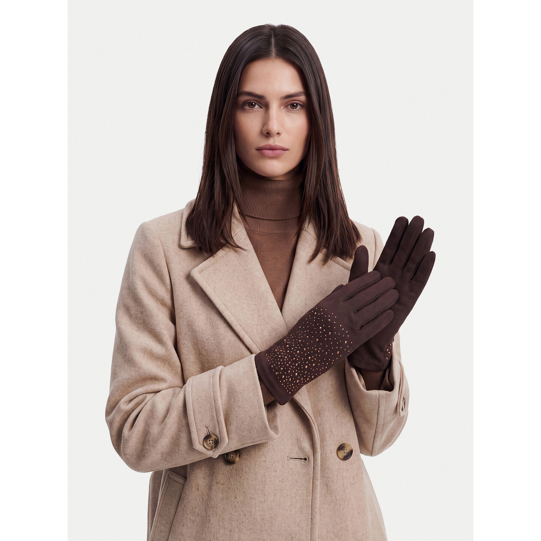Rukavice Nine West CEO-NW-W6-001-AW26K Smeđa