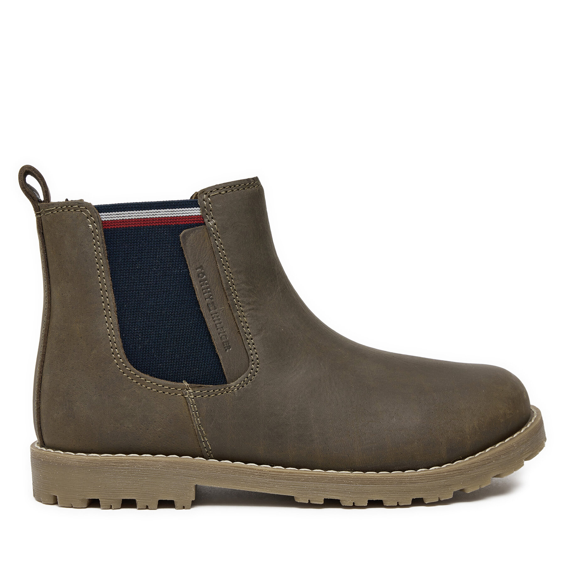 Botines planos Tommy Hilfiger T1X5-33700-0124 S Verde