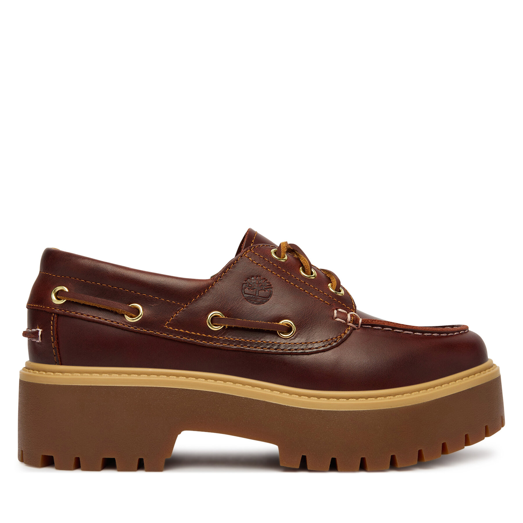 лоуфъри с дебела подметка Timberland Stone Street Boat TB0A2QDMD571 Кафяв