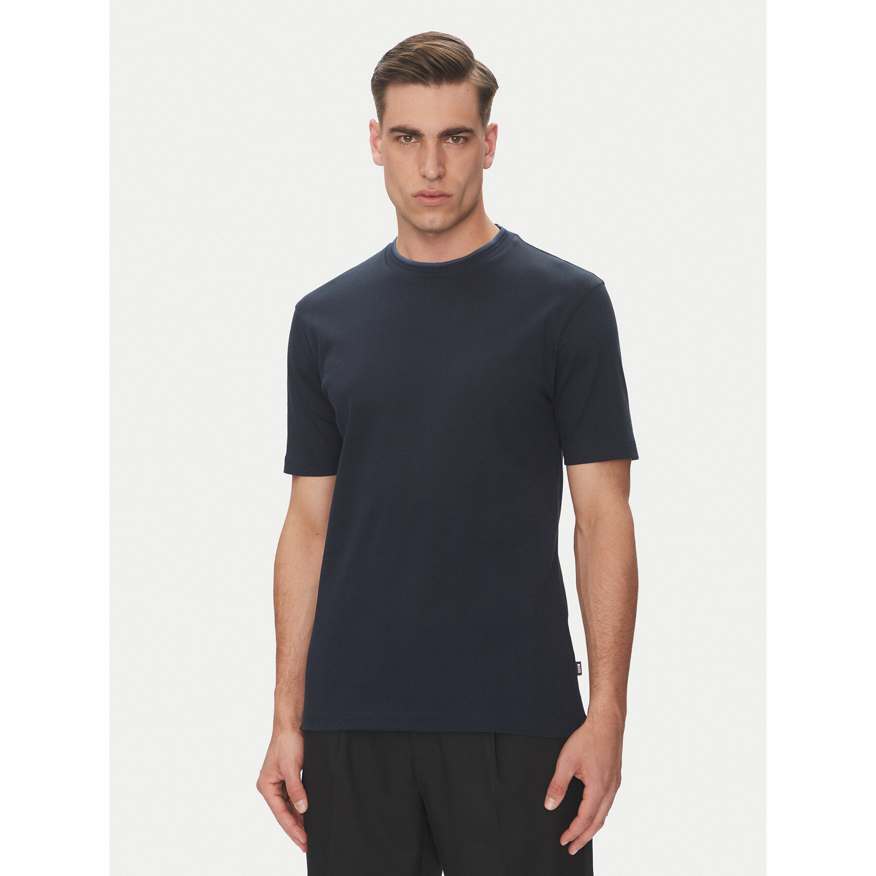 BOSS Marškinėliai H-Thompson 59 50524998 Tamsiai mėlyna Regular Fit