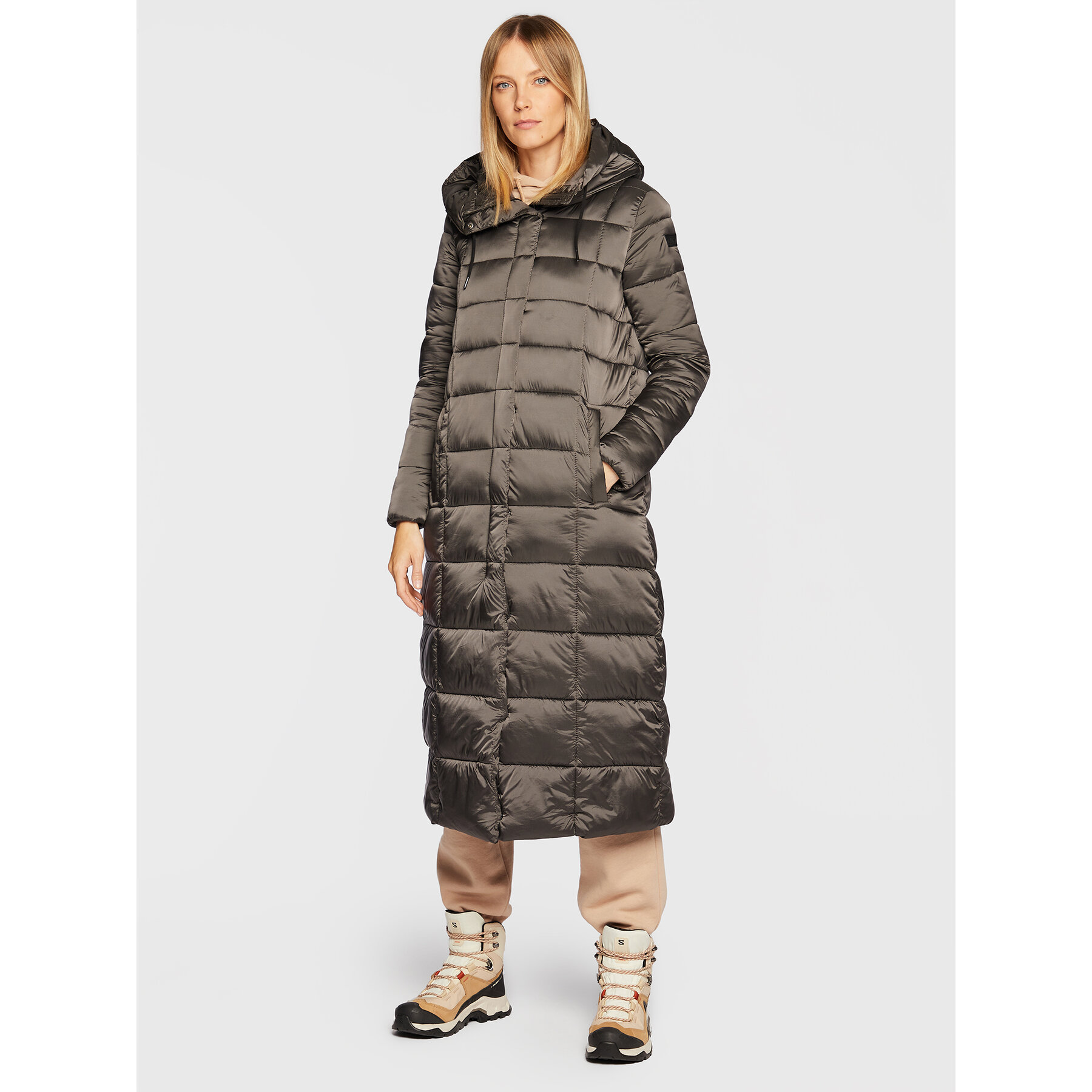 CMP Winterjacke 32K3136 Grau Regular Fit