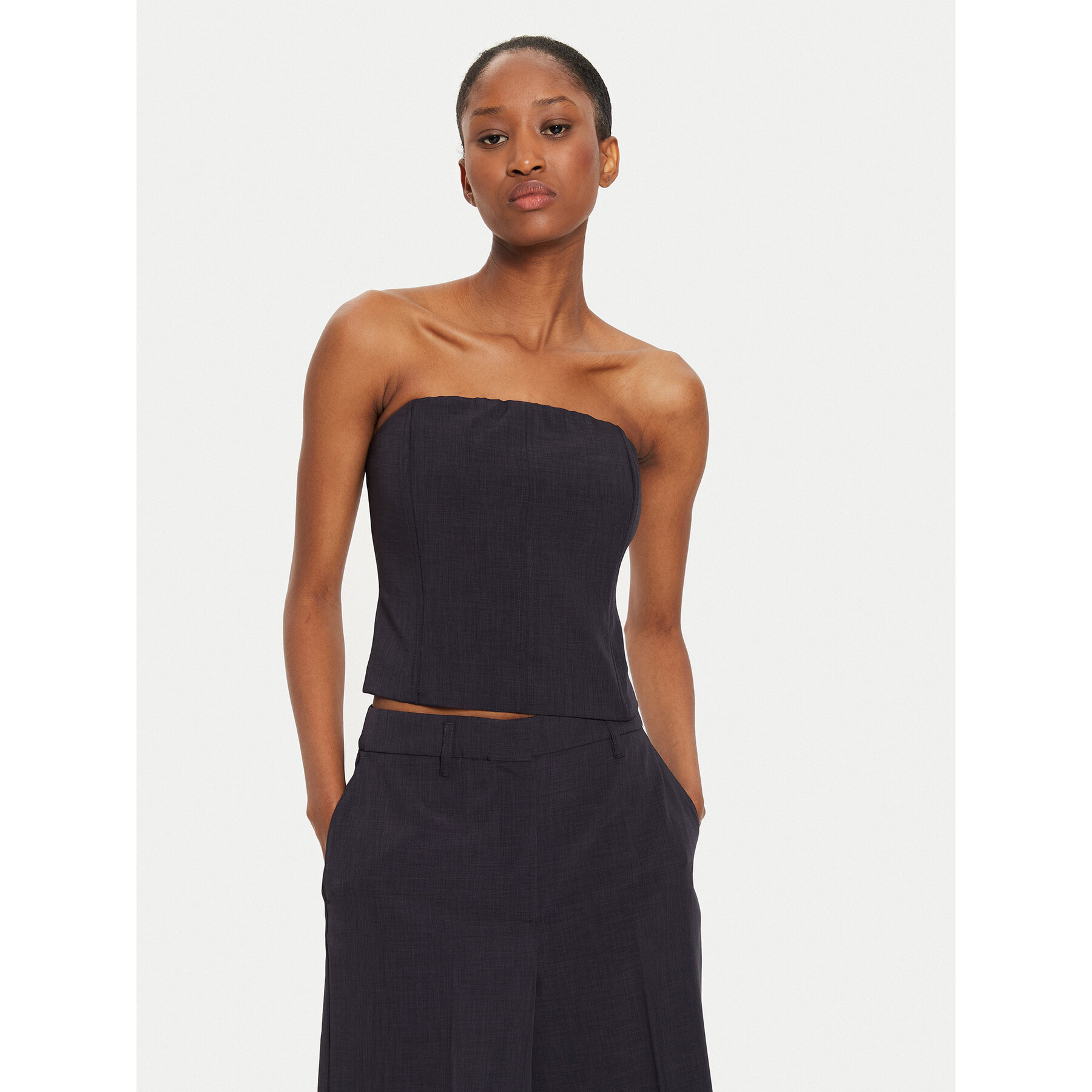 Herskind Herskind Τοπ Cosima 5254519 Σκούρο μπλε Slim Fit