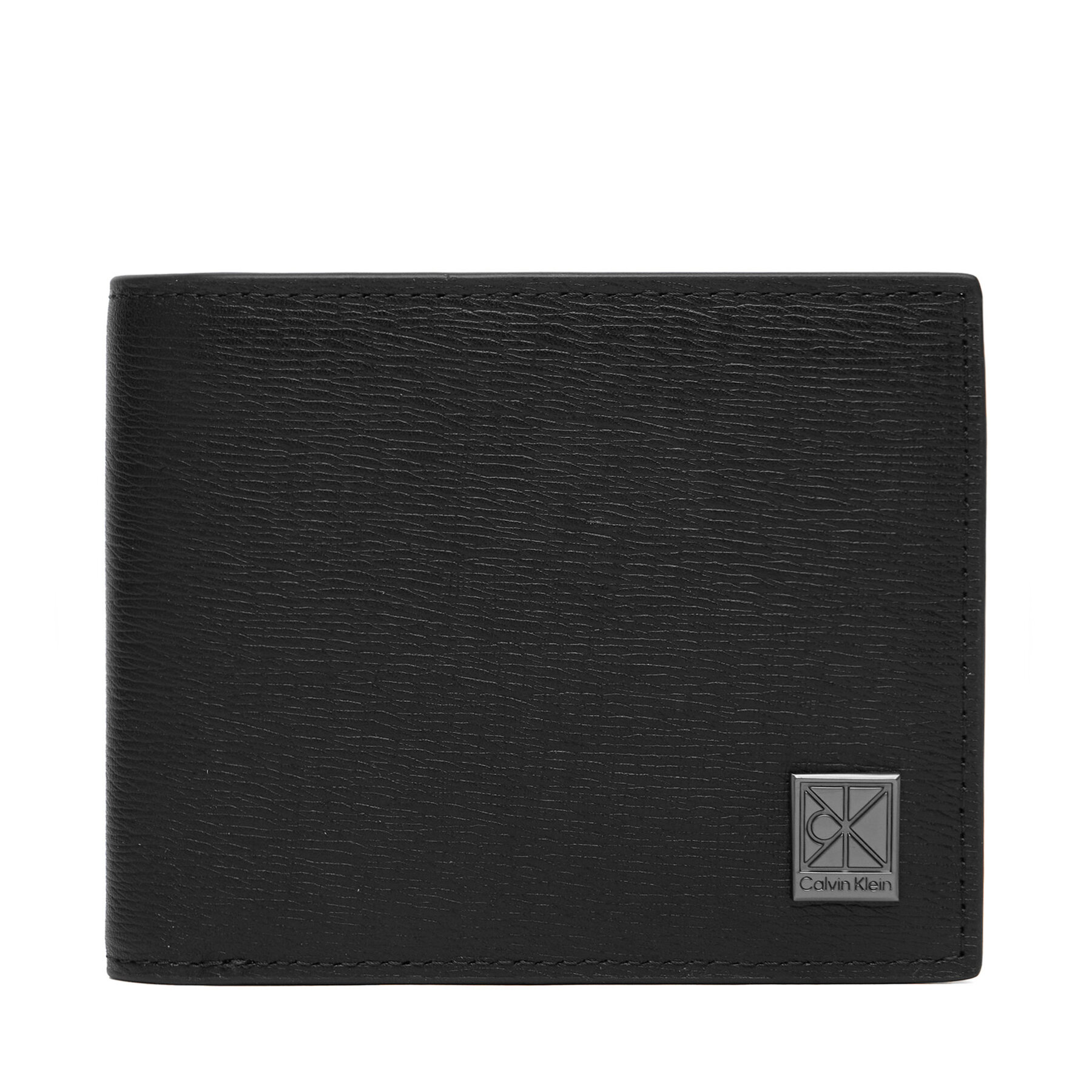 Pénztárca Calvin Klein Emblem Hw Ew Bill Fold W/ Coin LV04D1167G Fekete