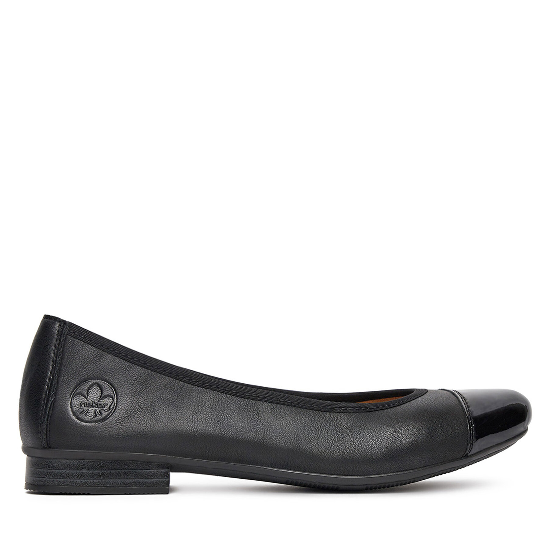 Balerini Rieker 51998-00 Negru