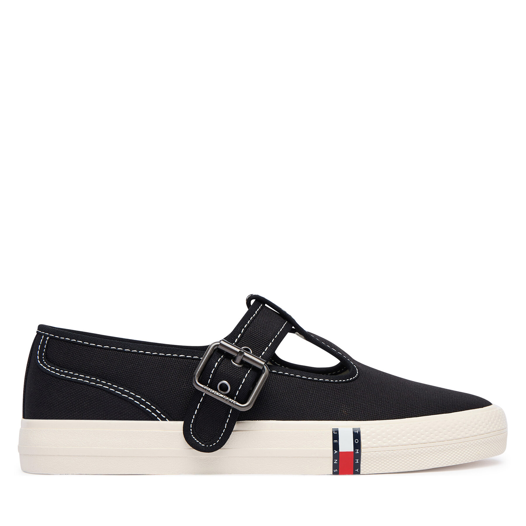 Гуменки Tommy Jeans Archive Y2K Mary Jane EN0EN03048 Черен