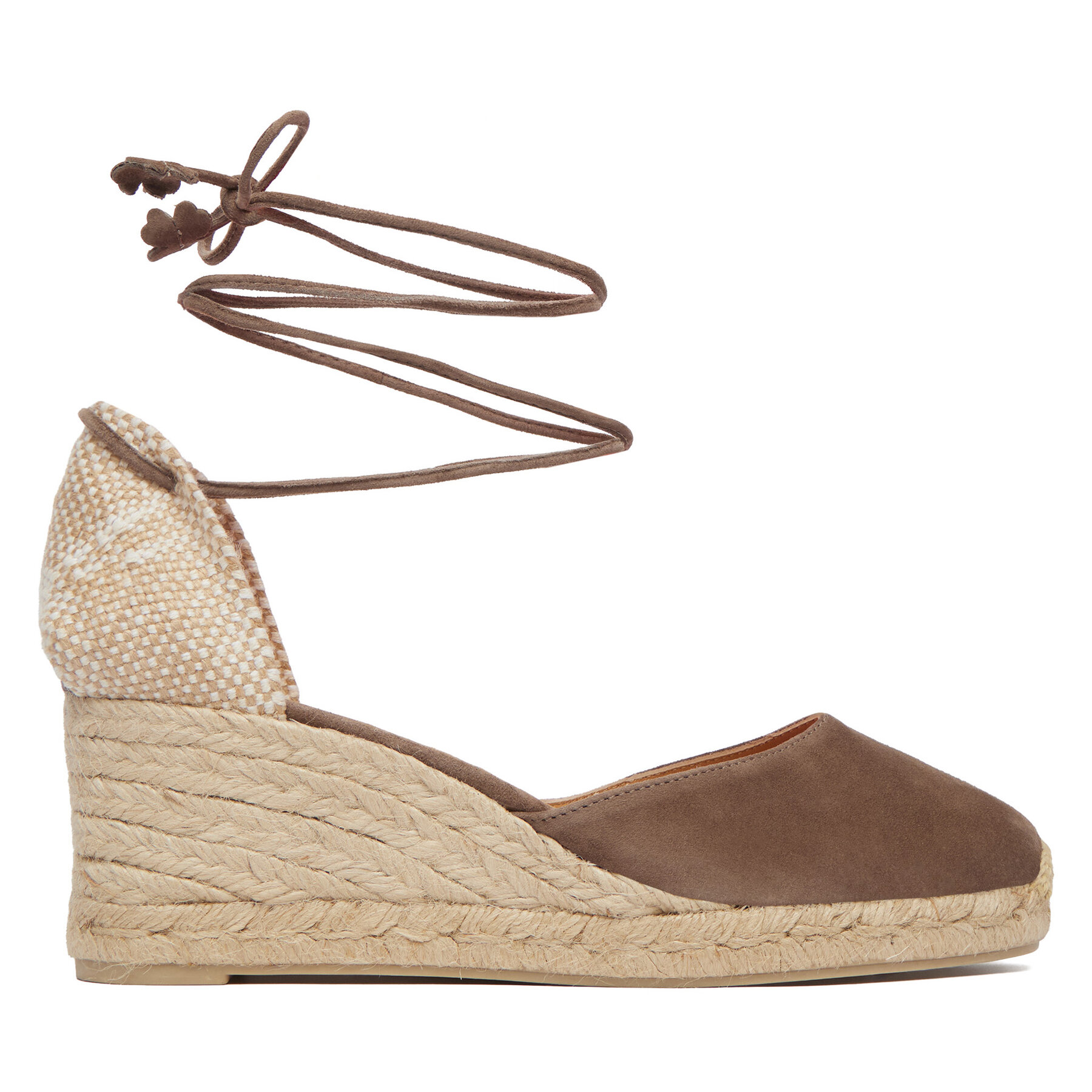 Espadrilky Castañer Carina 21741 Hnedá