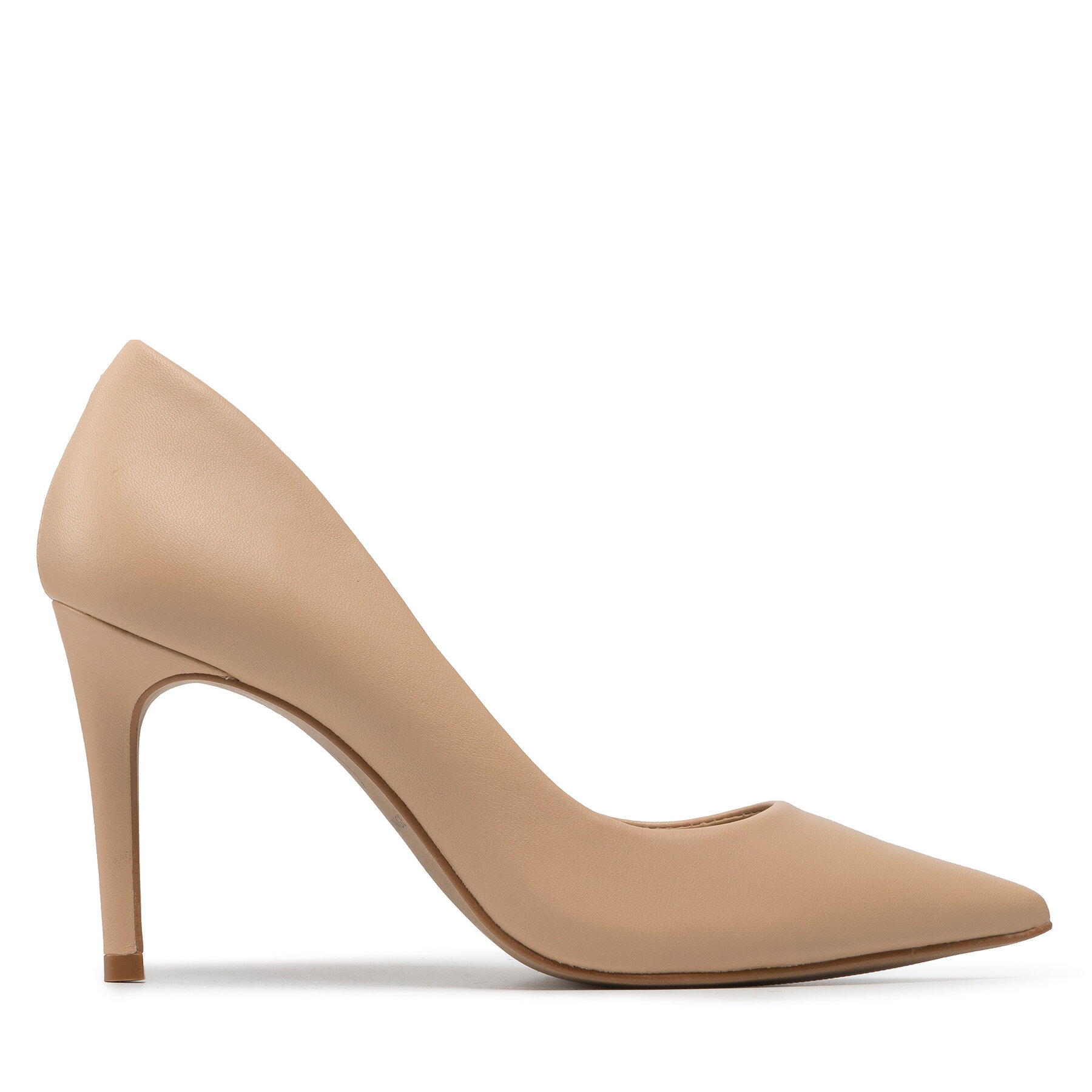 Pantofi cu toc subțire Eva Minge EM-44-11-001407 Bej