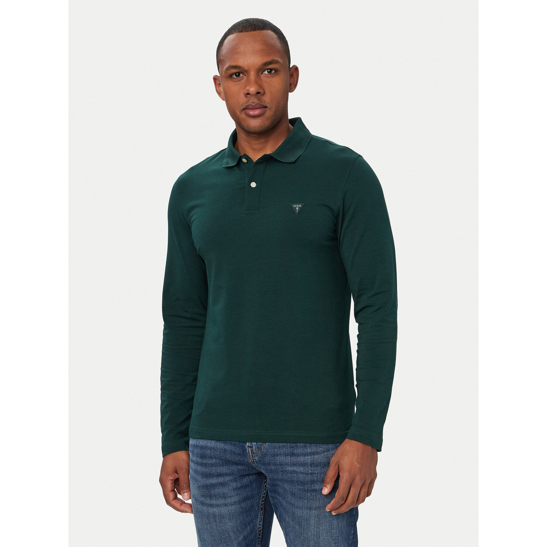Guess Poloshirt M6YP36 K4395 Grün Extra Slim Fit