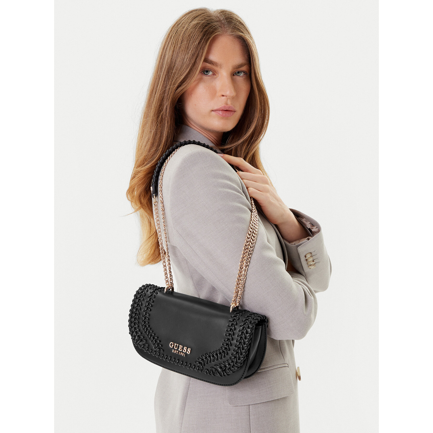 Torbica Guess Tatum HWNG96 67210 Crna