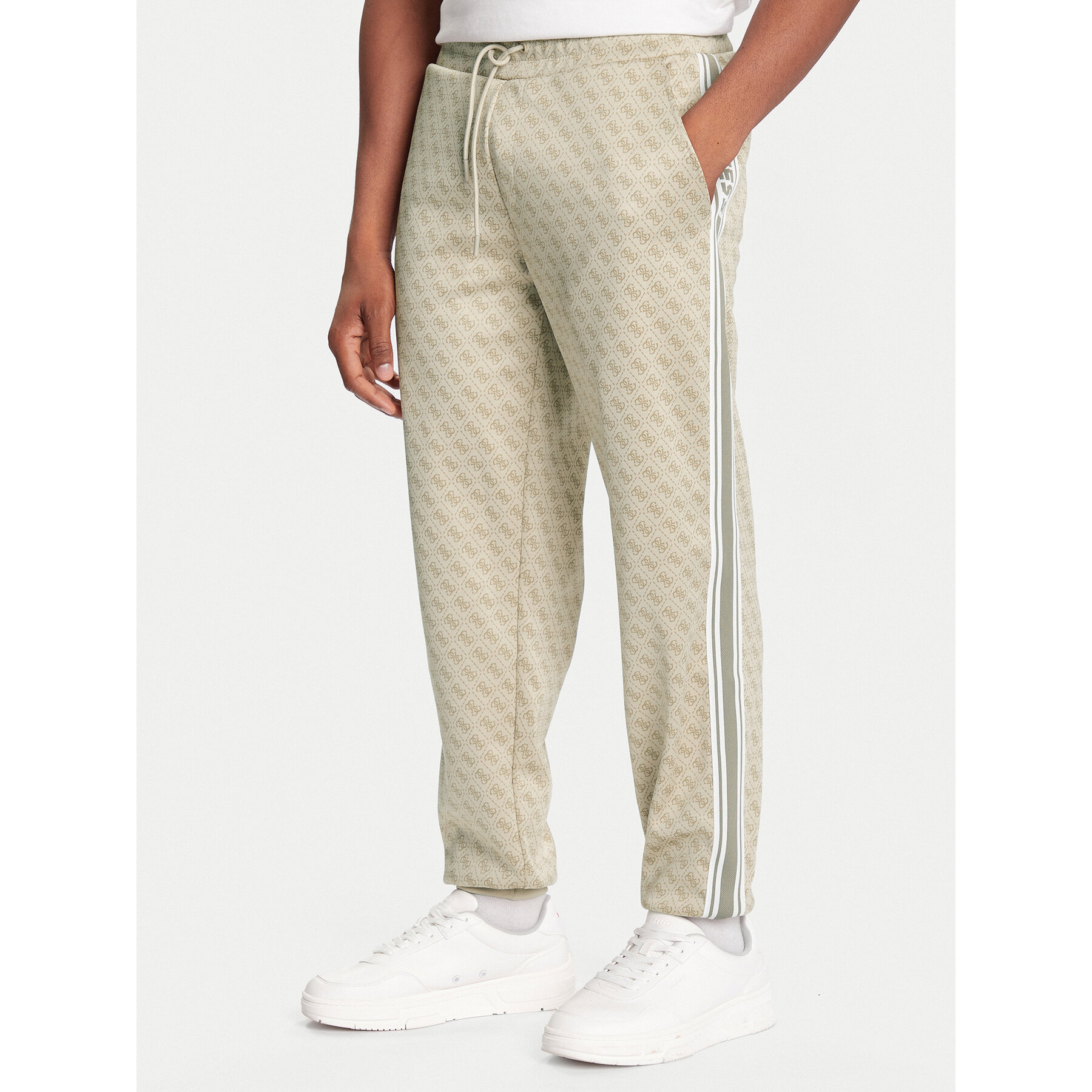 Guess Jogginghose Z5BB19 K2042 Beige Regular Fit