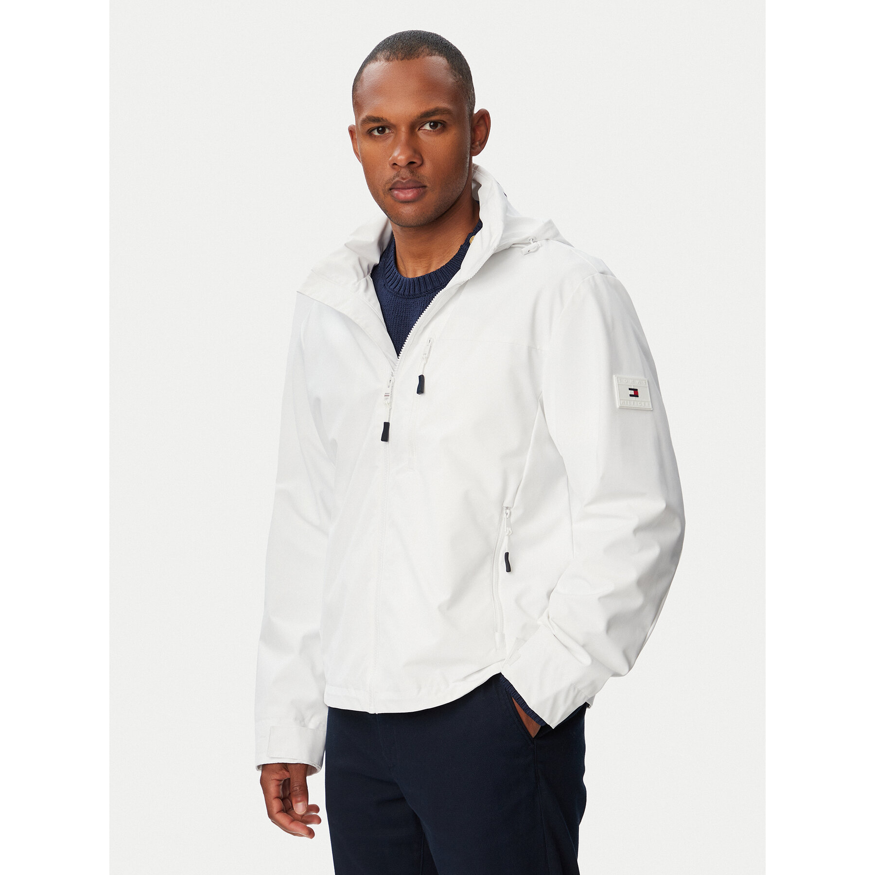 Tommy Hilfiger Übergangsjacke MW0MW44299 Weiß Regular Fit
