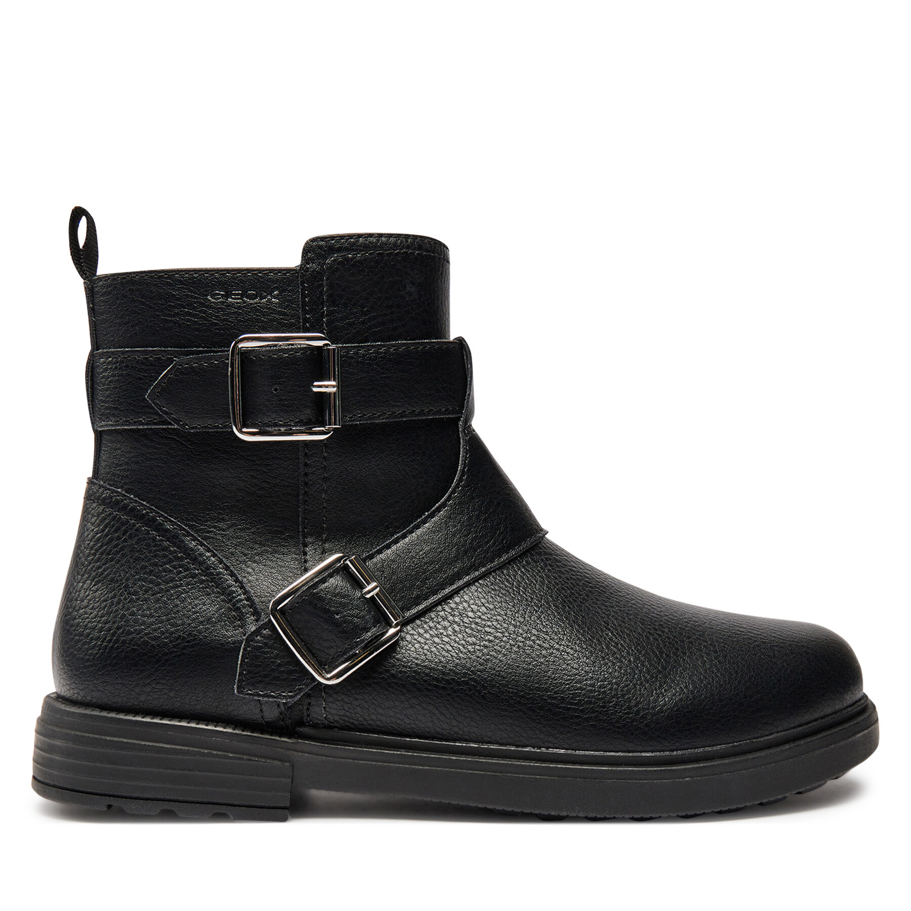 Ботуши Geox Jr Eclair J469QX 000BU C9999 D Черен