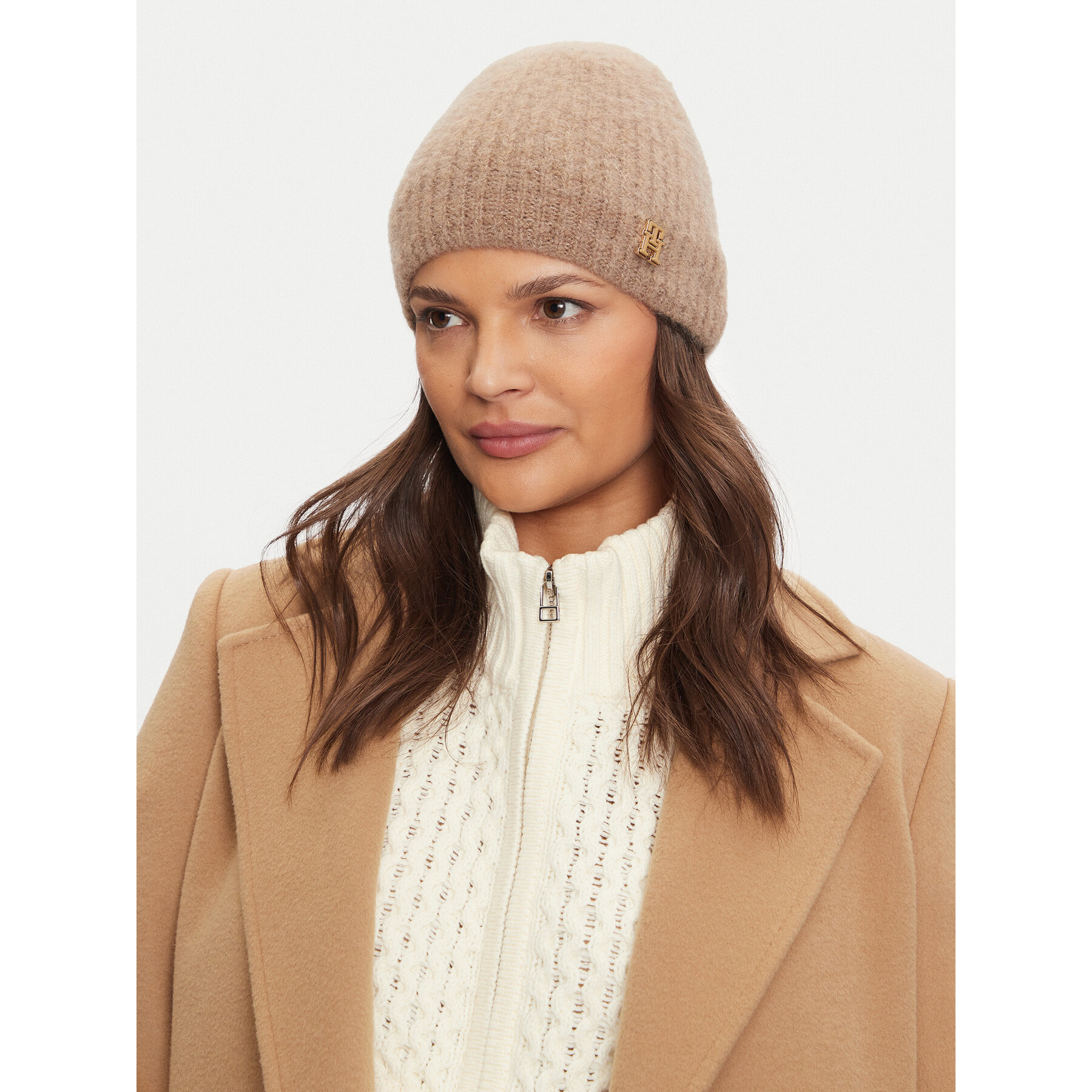 Gorro Tommy Hilfiger AW0AW16624 Beis