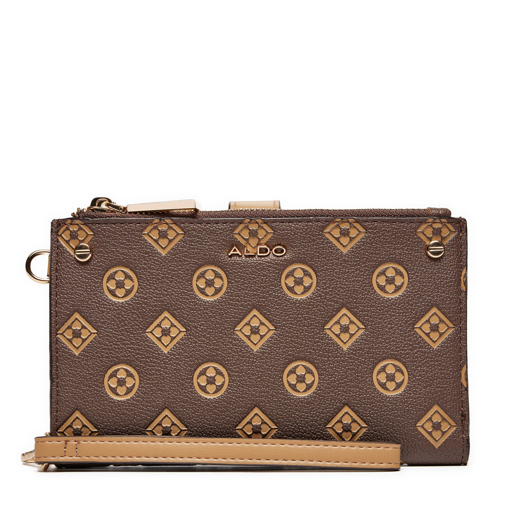 Cartera grande para mujer Aldo Illori 13863741 Marrón