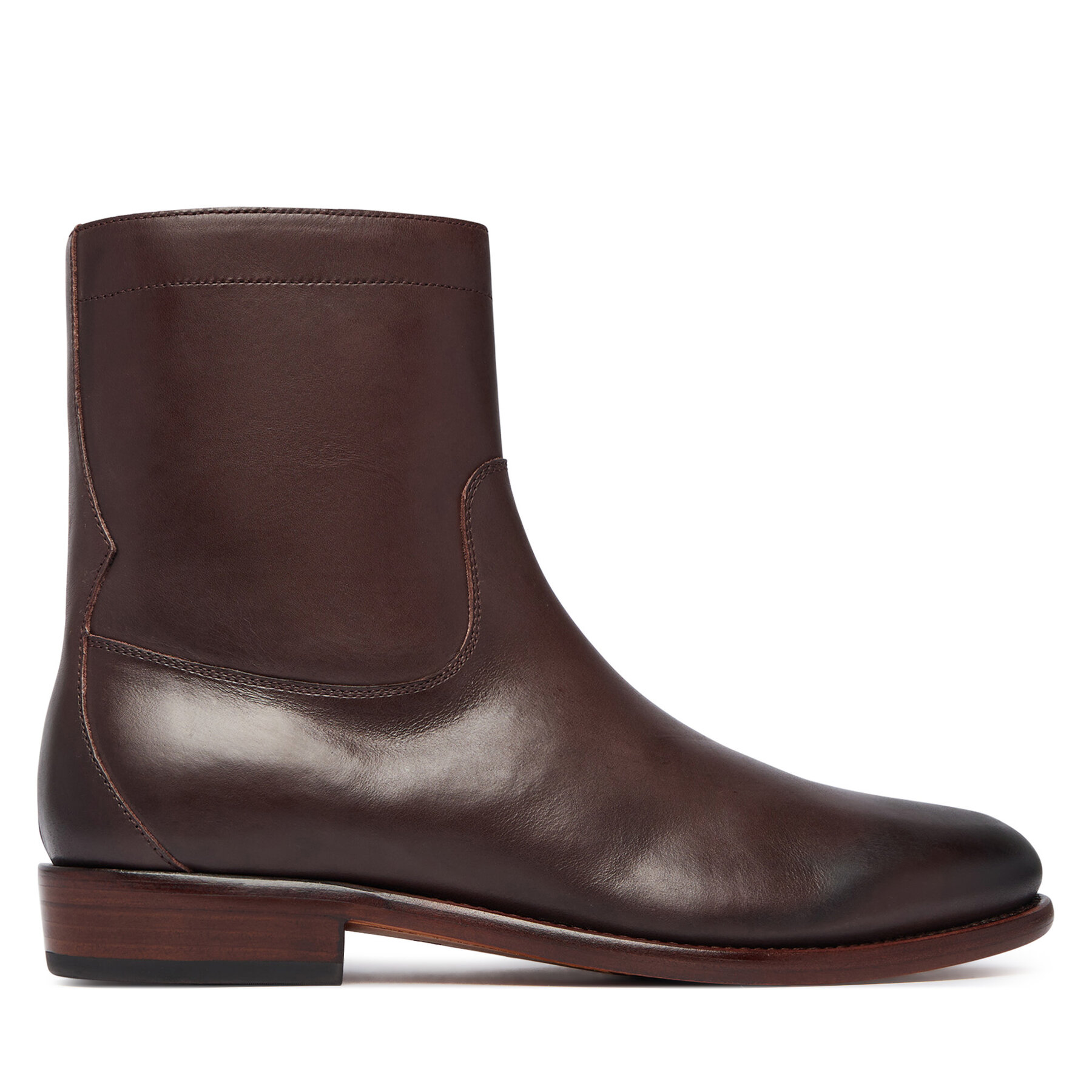 Botine Polo Ralph Lauren Owen Zip Bt 811P15889002 Maro închis