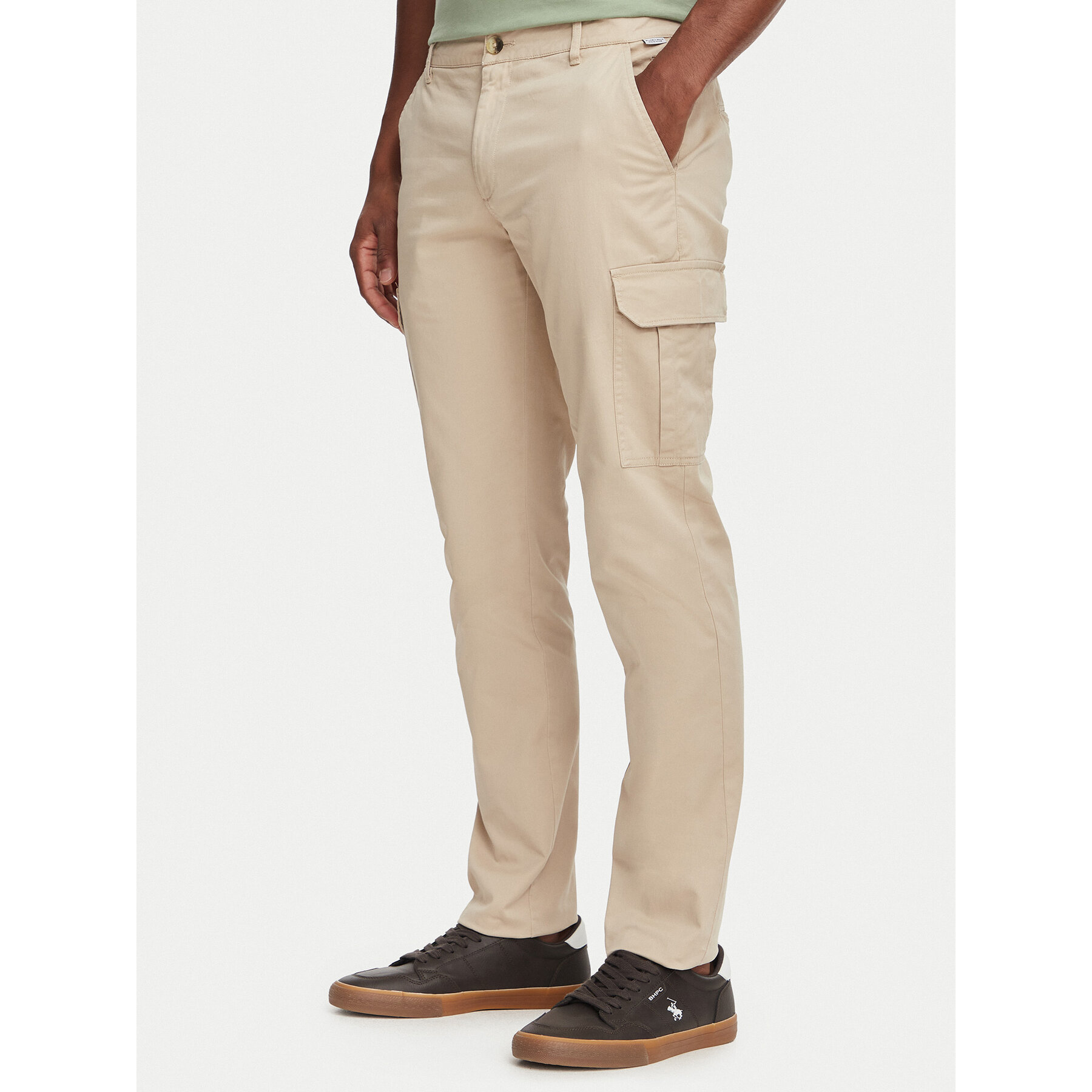 Beverly Hills Polo Club Cargohose P-SS26M-T450313 Beige Regular Fit