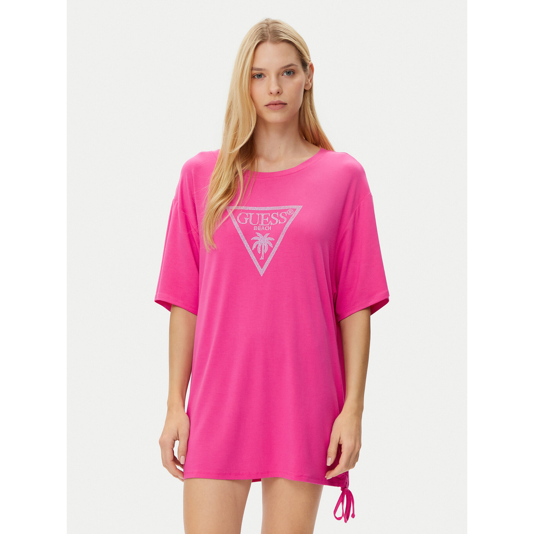 Guess Majica E4GI00 K68D2 Roza Regular Fit