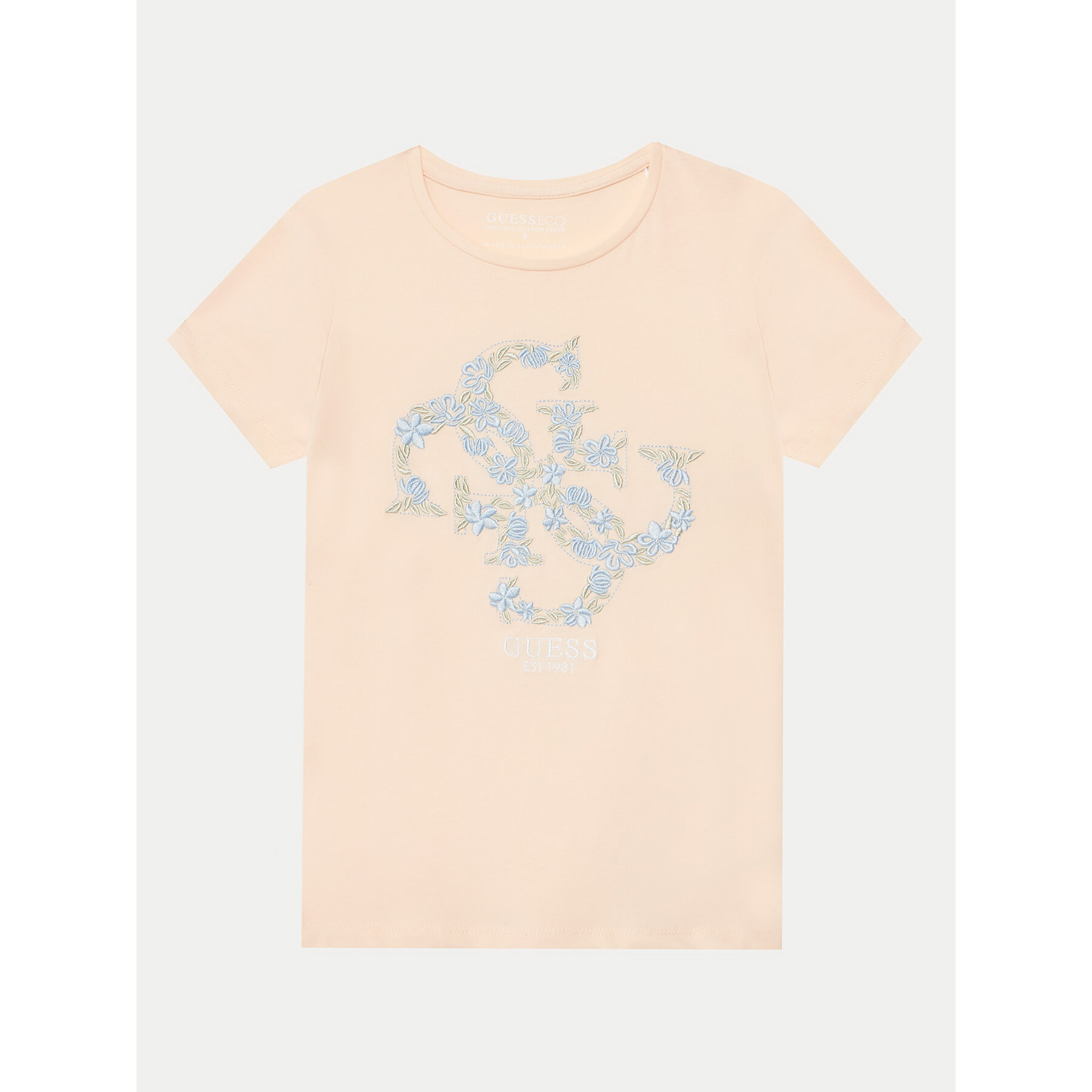 Guess T-Shirt J5GI02 K6YW4 Ροζ Regular Fit