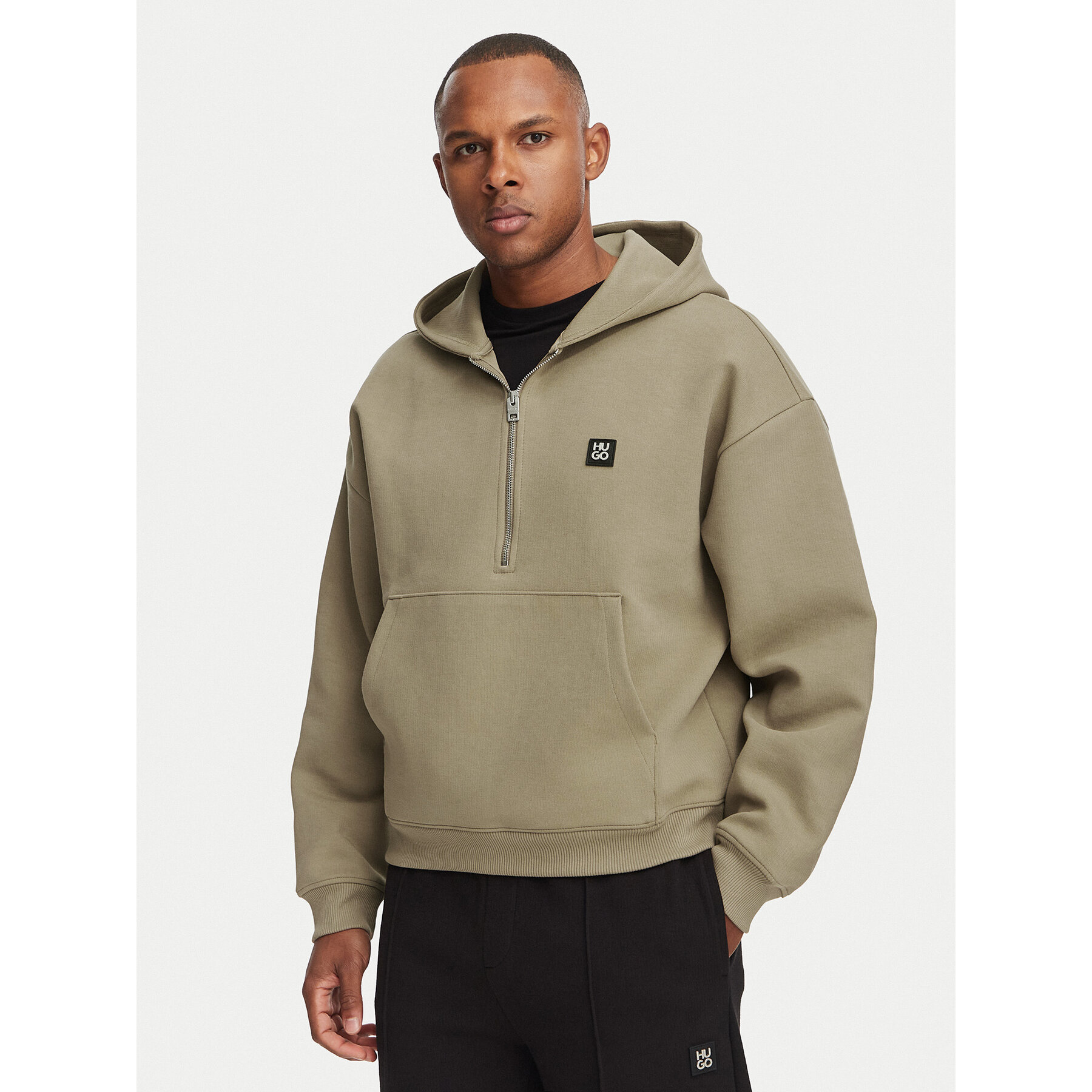HUGO Sweatshirt Dabinhood 50563019 Beige Oversize