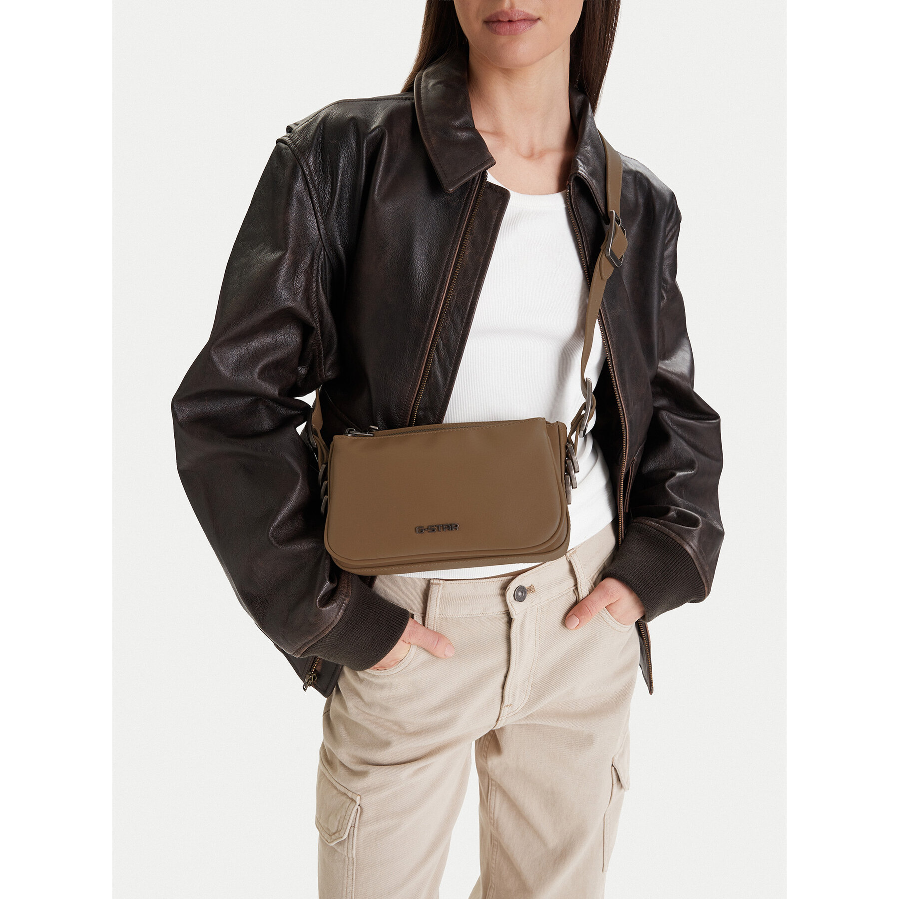 Ročna torba G-Star Raw EO-LDA8813 Bež