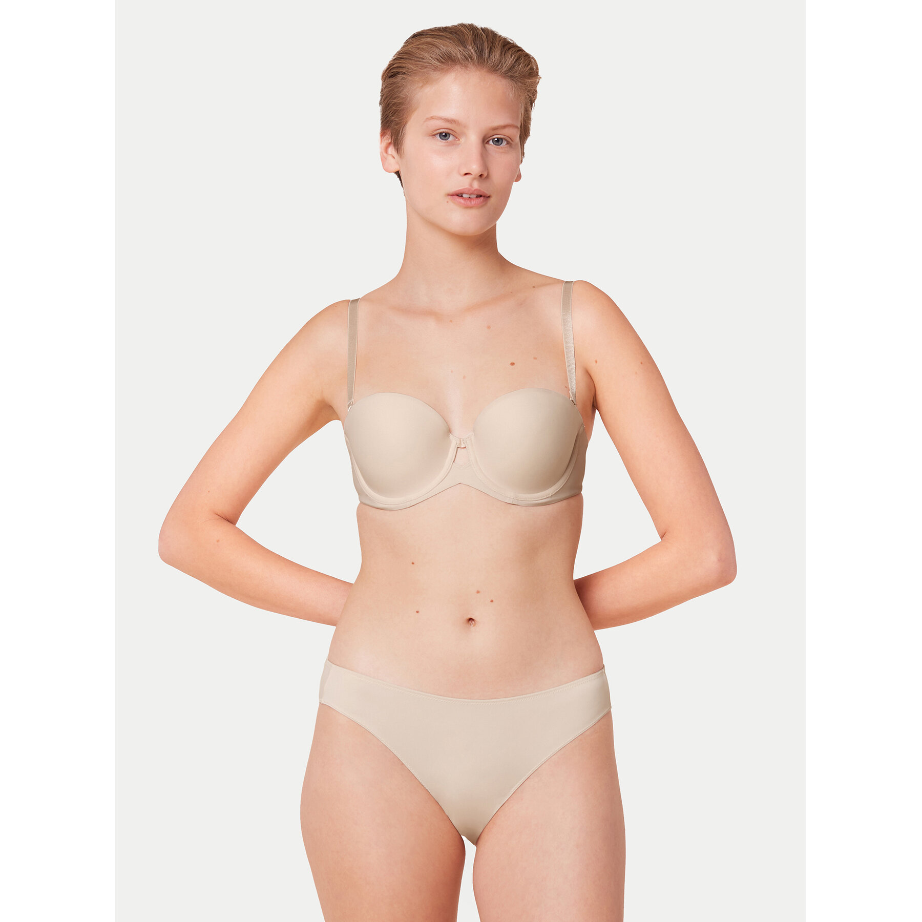 Triumph Reggiseno a balconcino Pure Micro 10217872 Écru