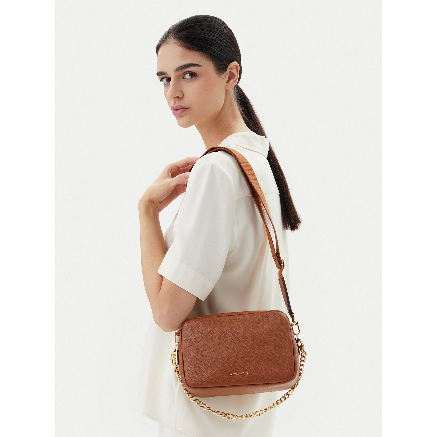 Geantă MICHAEL Michael Kors Bryant 32S5GYTC5L Maro