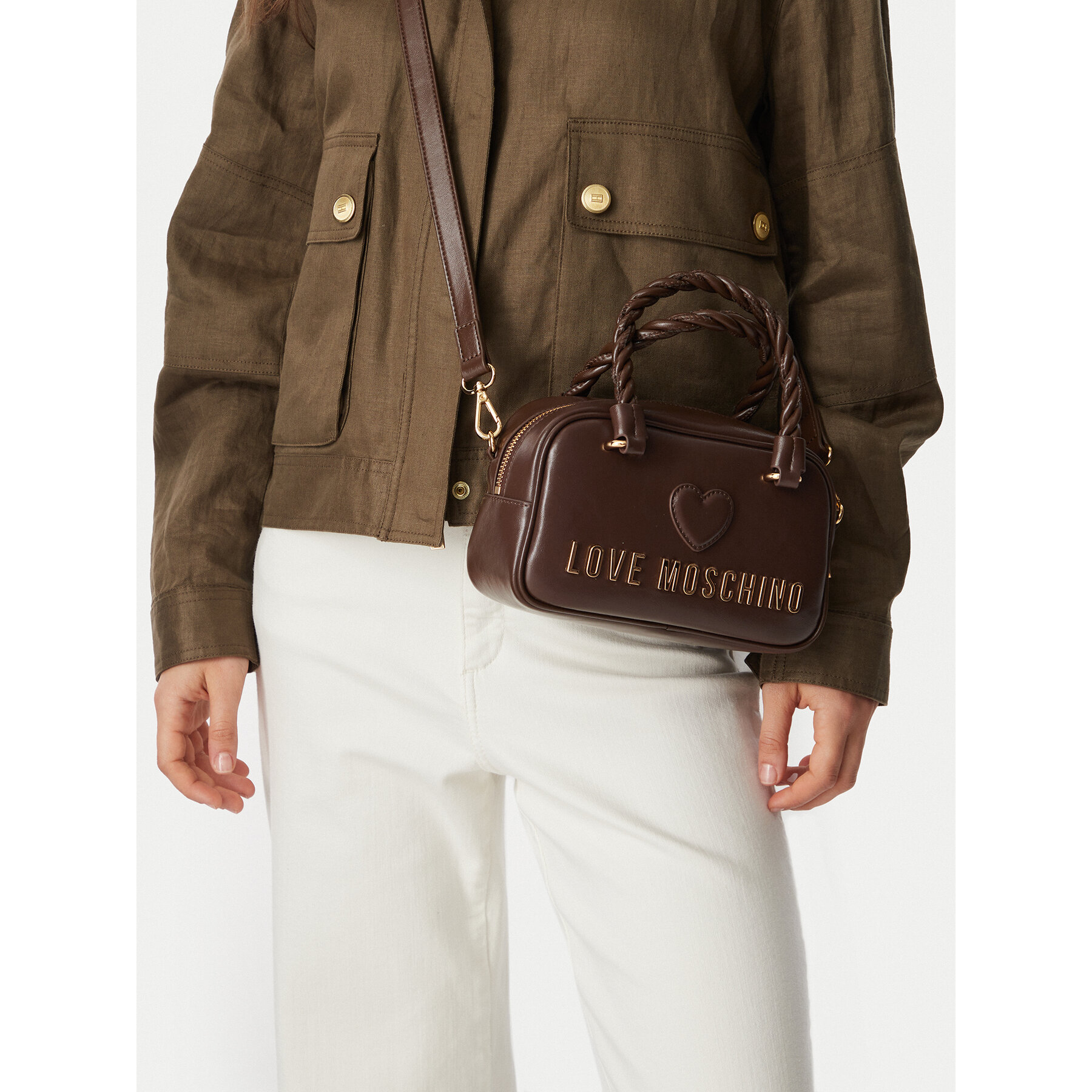 Kabelka LOVE MOSCHINO JC4134PP1PL1130A Hnedá