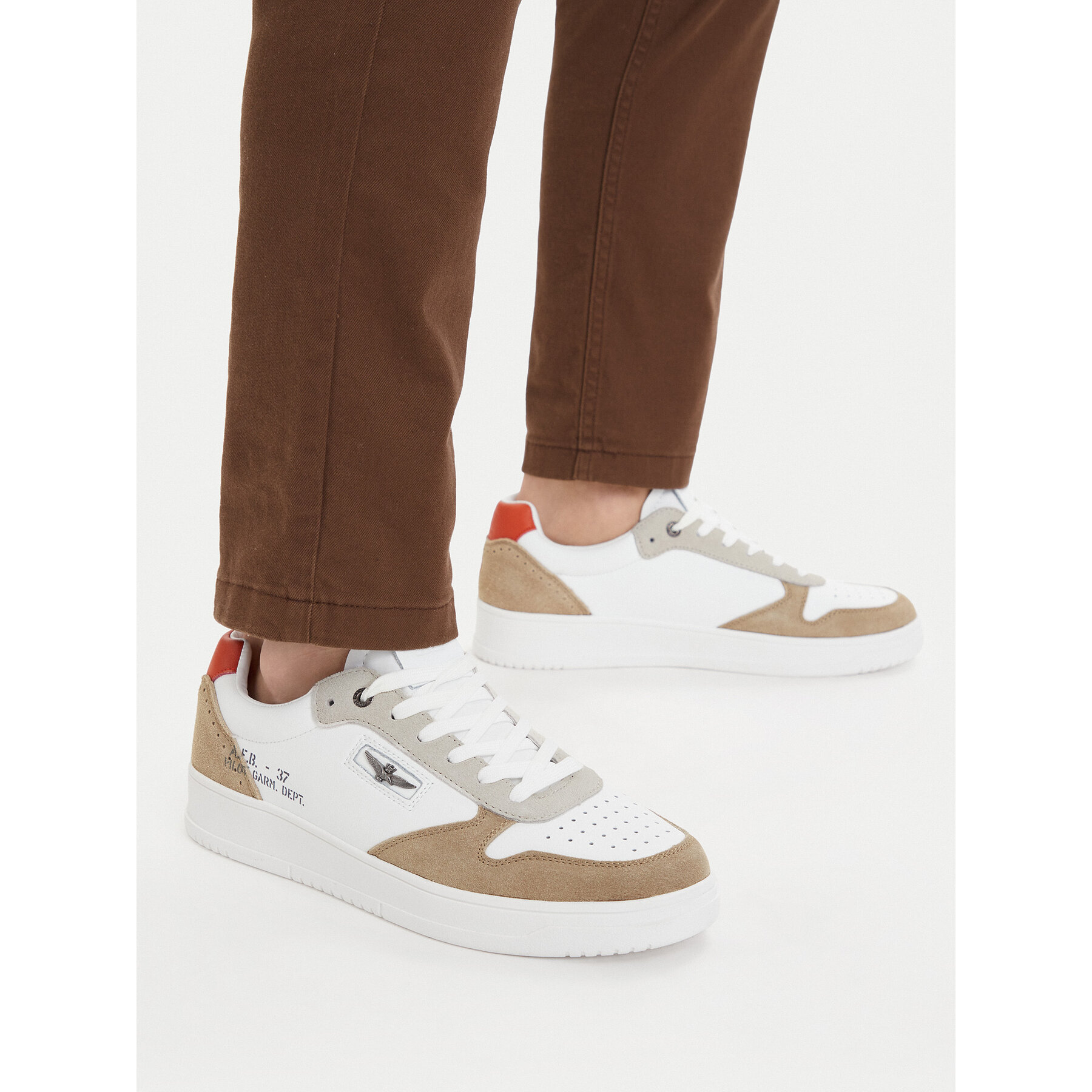 Sneakers Aeronautica Militare 251SC235PL244 Alb