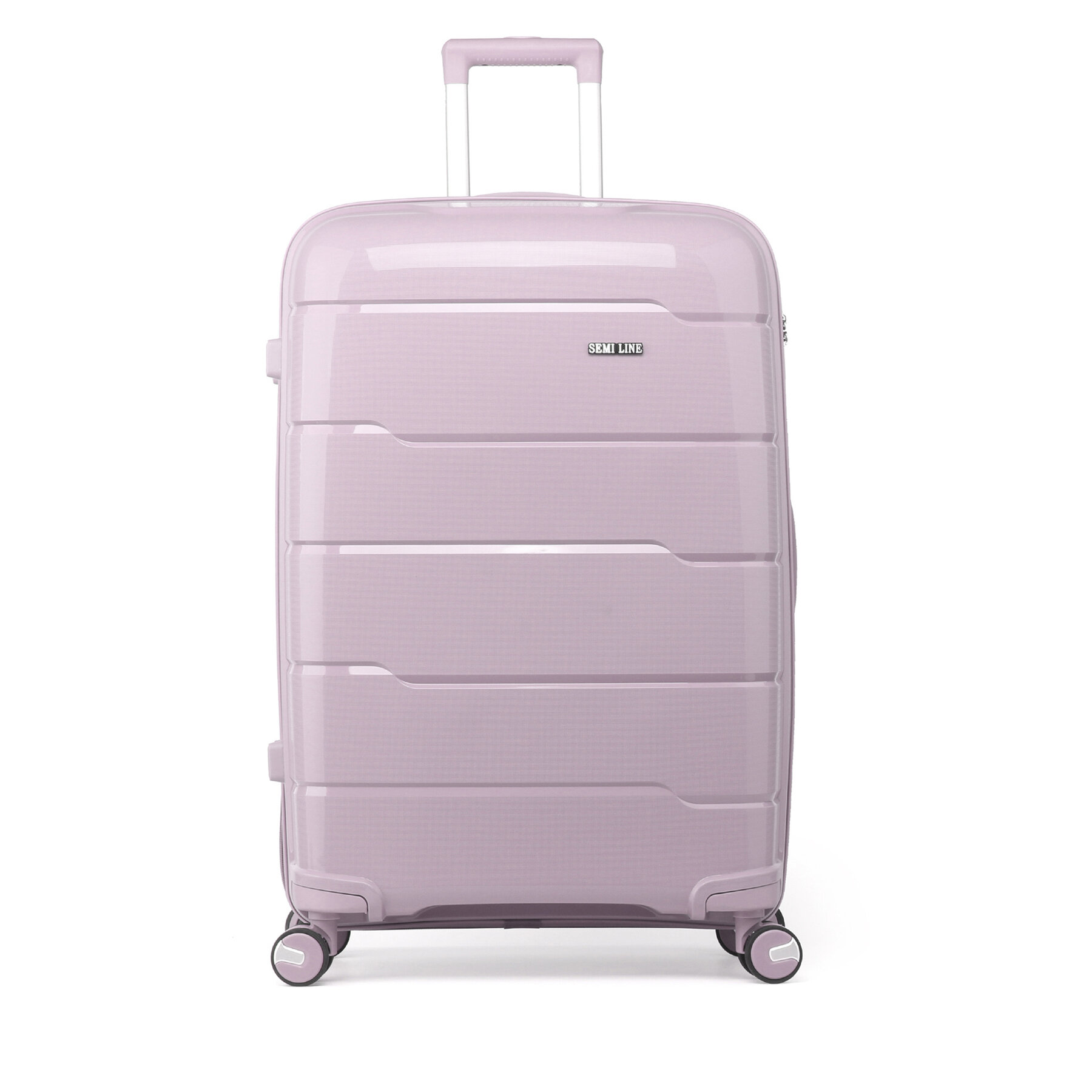 Stor resväska Semi Line T5793-3 Rosa