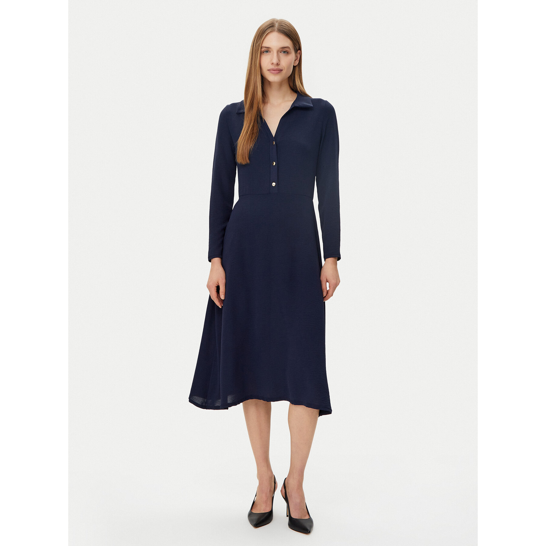 Morgan Kleid für den Alltag 251-RDINAR Dunkelblau Regular Fit