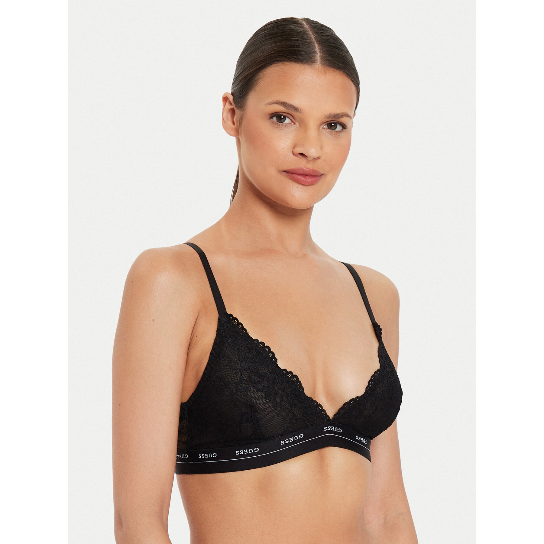 Guess Bralette melltartó O4YC00 PZ01C Fekete