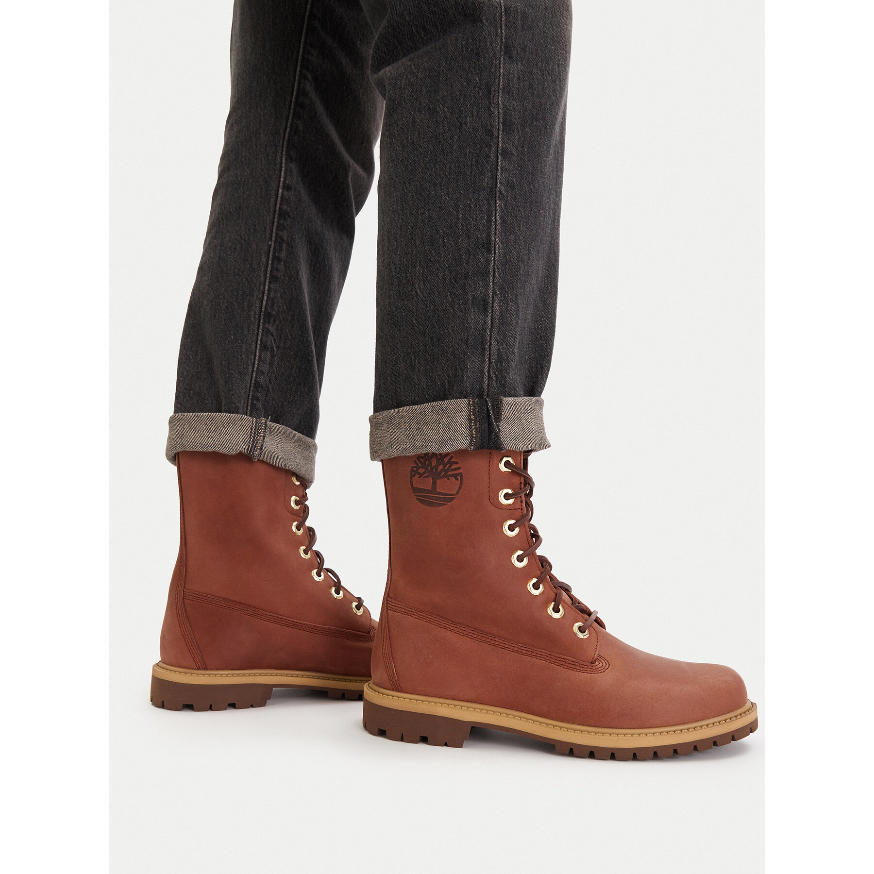 Ghete Timberland Premium 8-Inch Waterproof TB0A43MXEM41 Maro