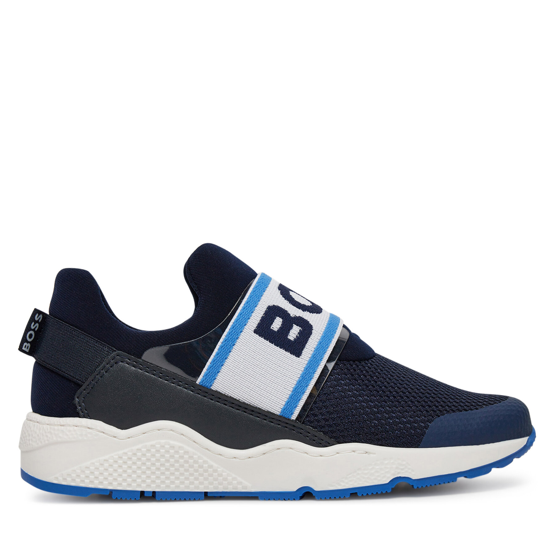 Sneakersy BOSS J51645 M Tmavomodrá